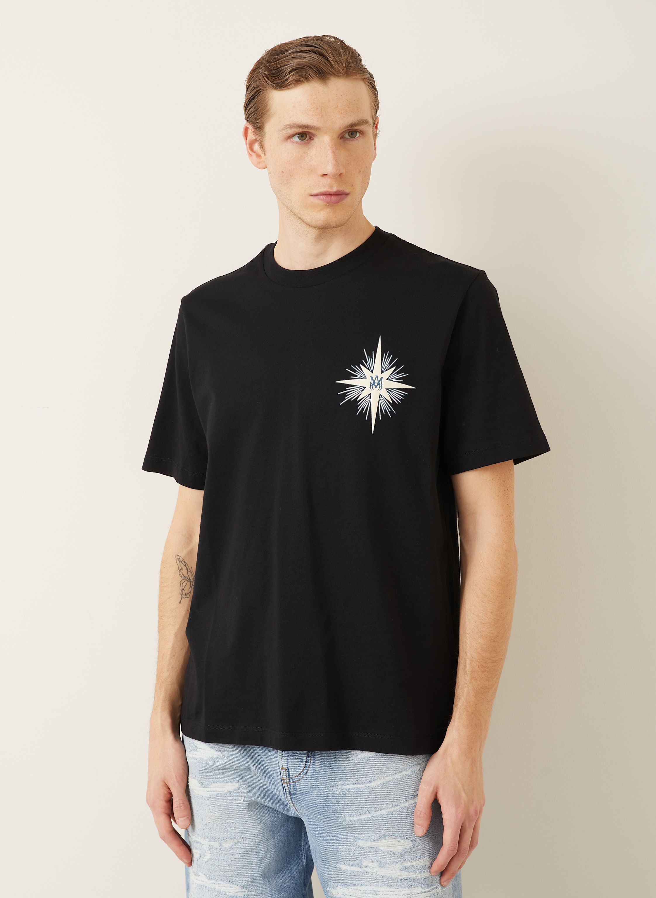 Thumbnail - Amiri T-Shirt Starburst schwarz