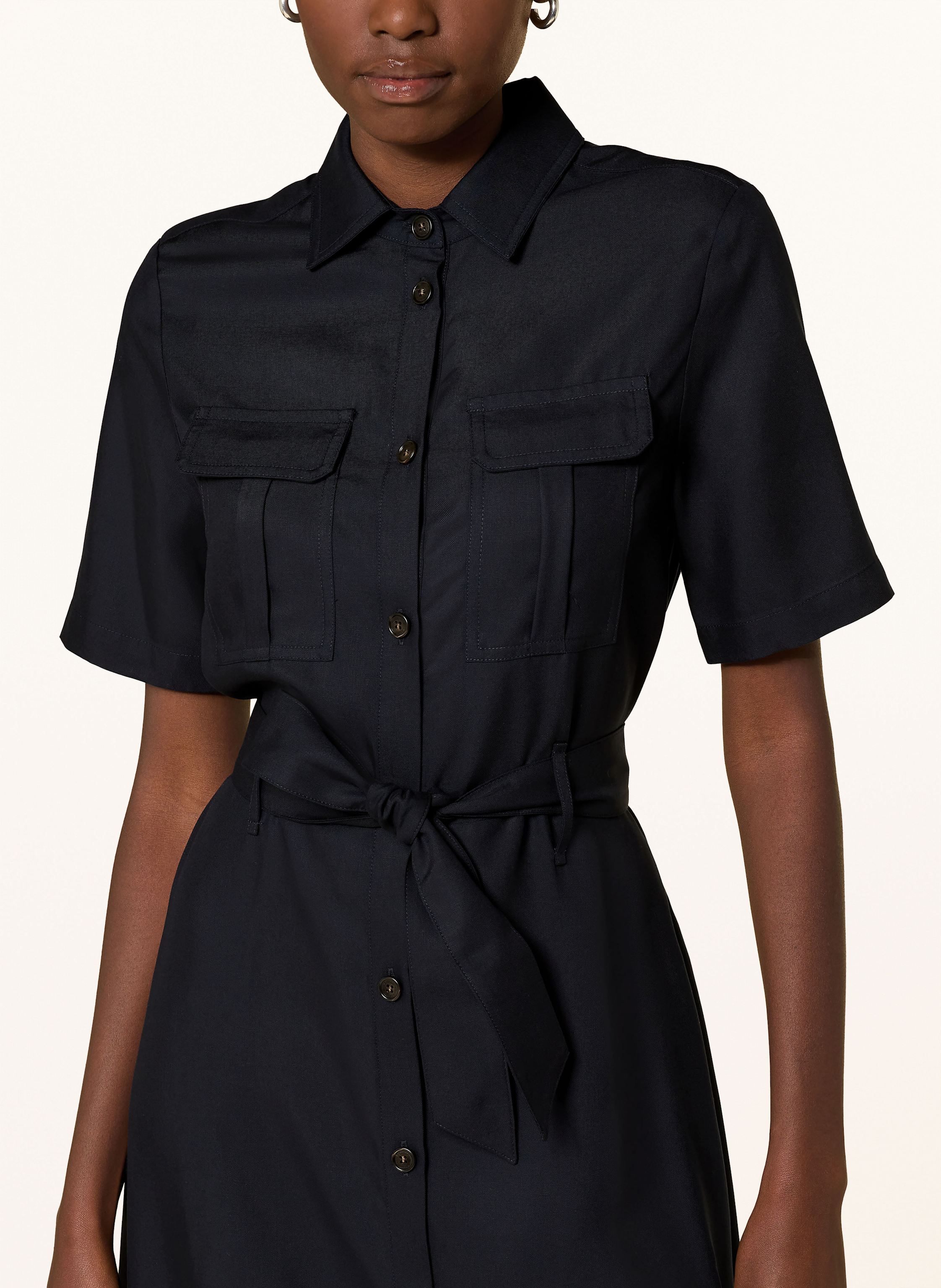 Thumbnail - Woolrich Hemdblusenkleid blau