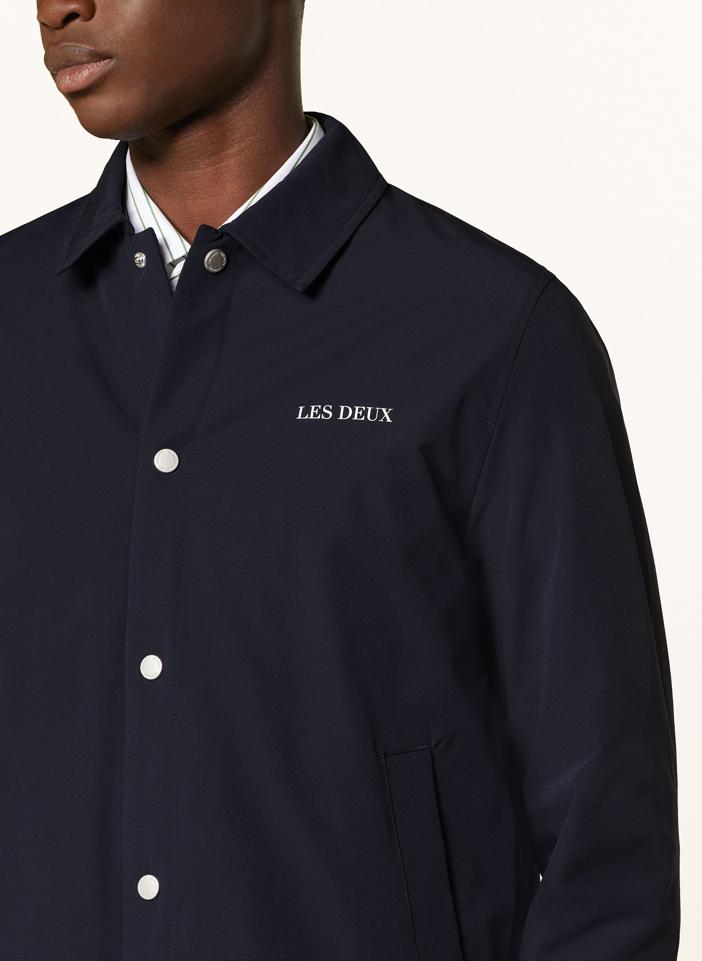 Thumbnail - Les Deux Overjacket Idris blau