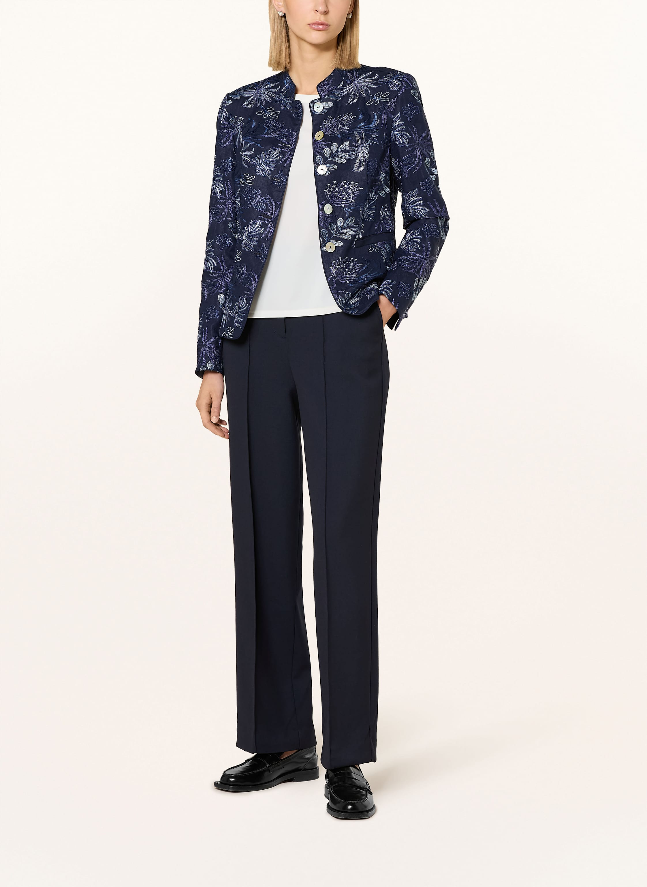 Thumbnail - White Label Leinenjanker blau