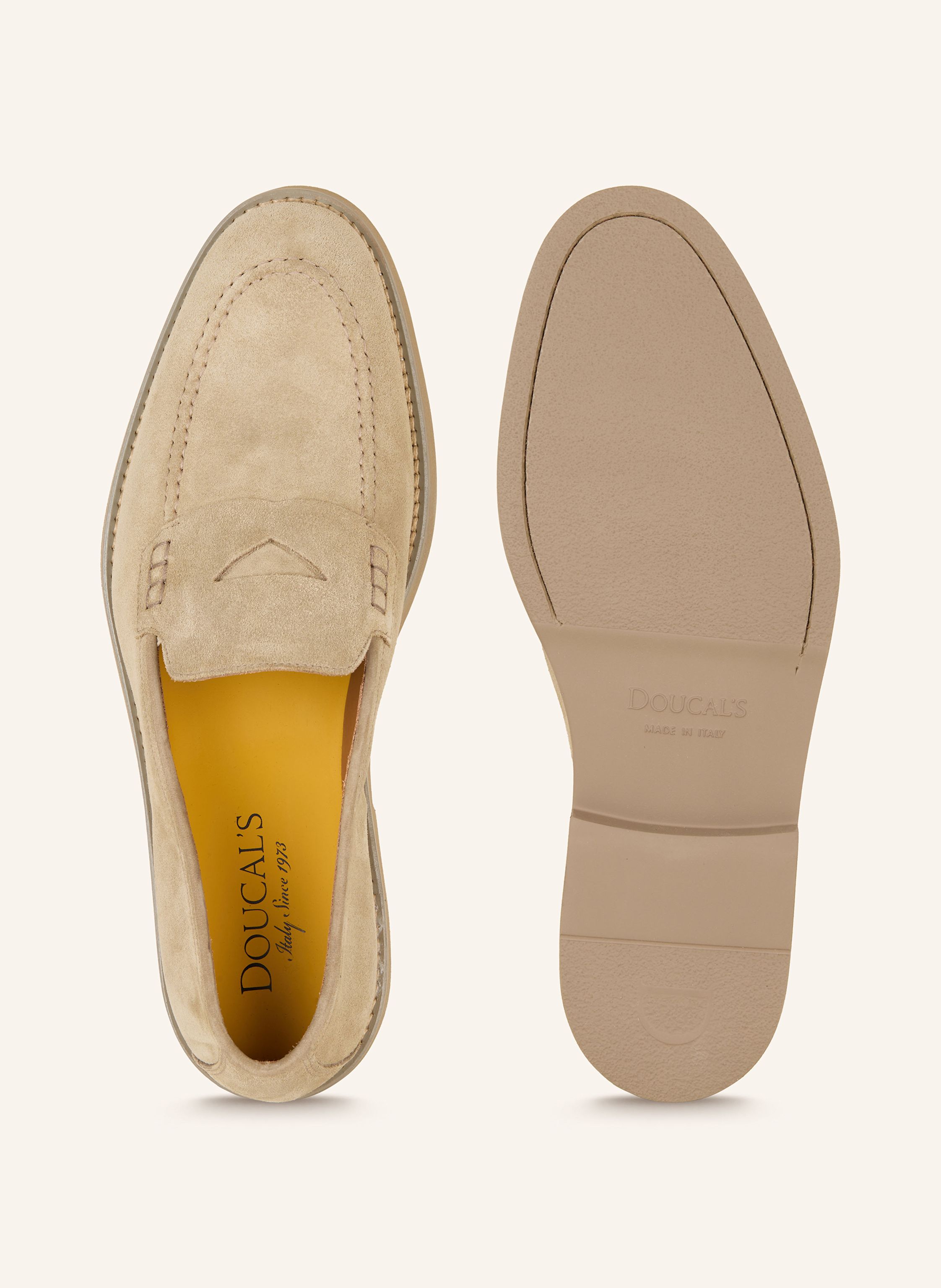 Thumbnail - Doucal's Penny-Loafer beige