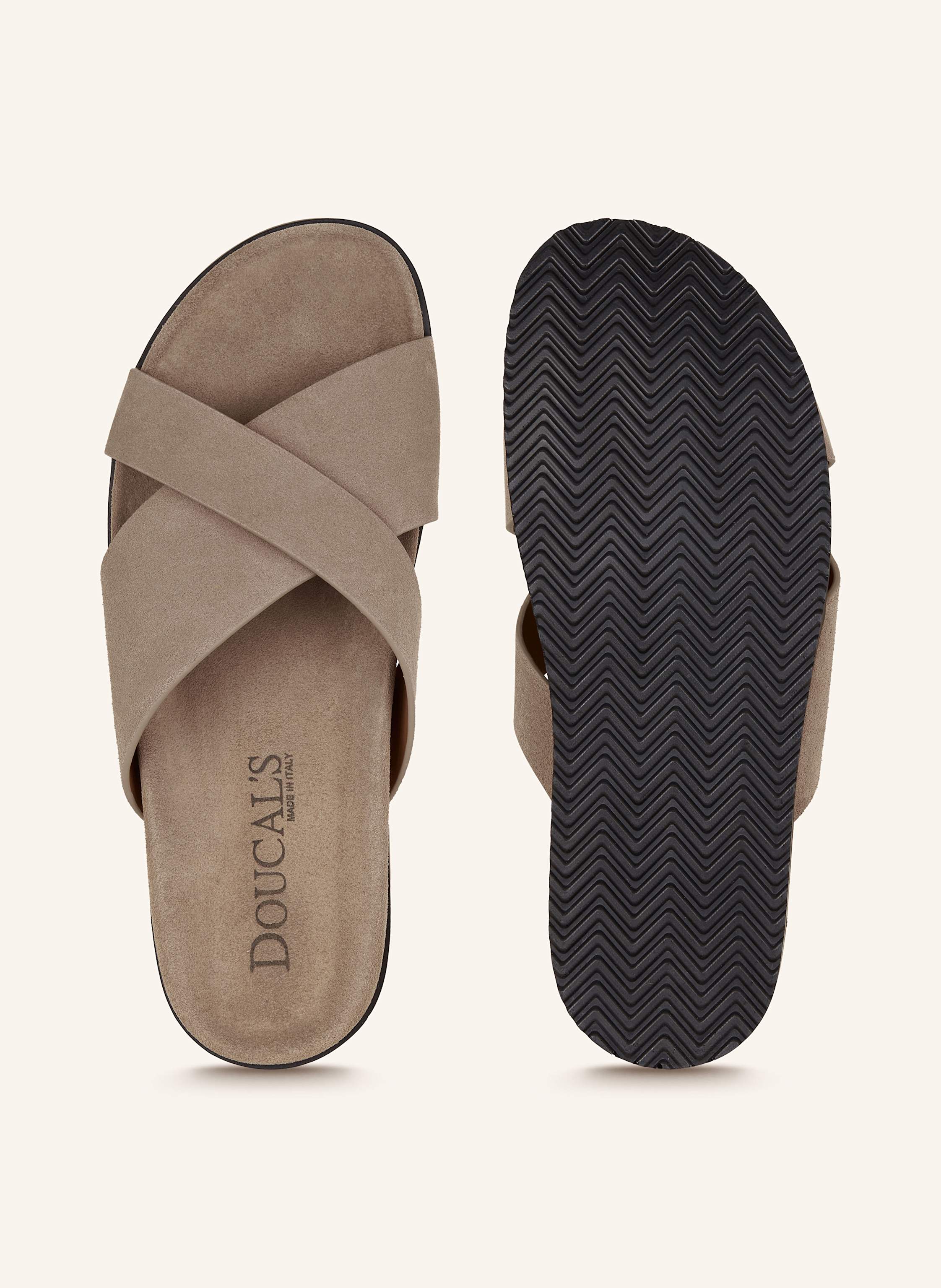 Thumbnail - Doucal's Pantoletten beige