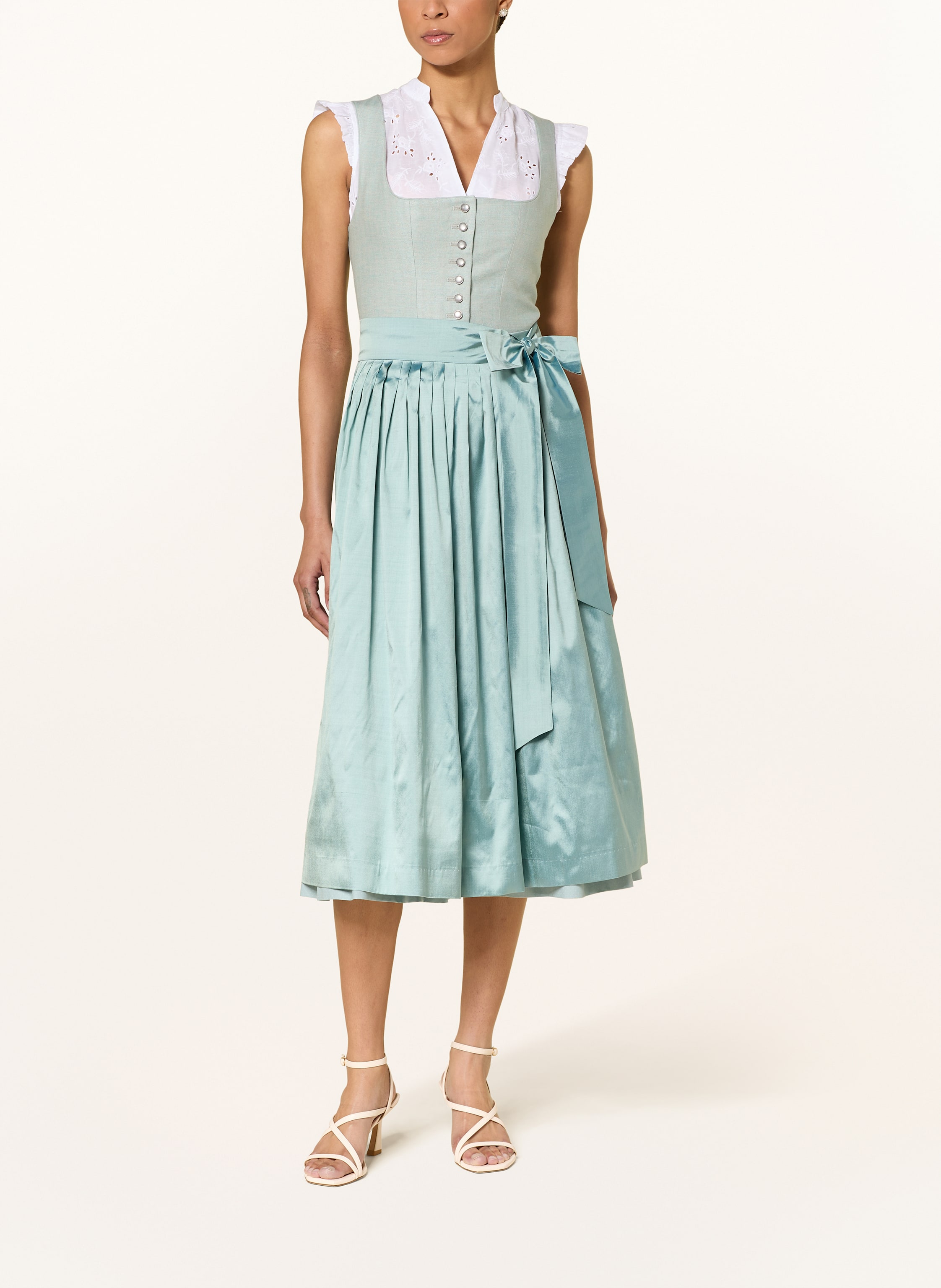 Thumbnail - Hammerschmid Dirndlbluse Anja Mit Lochspitze weiss