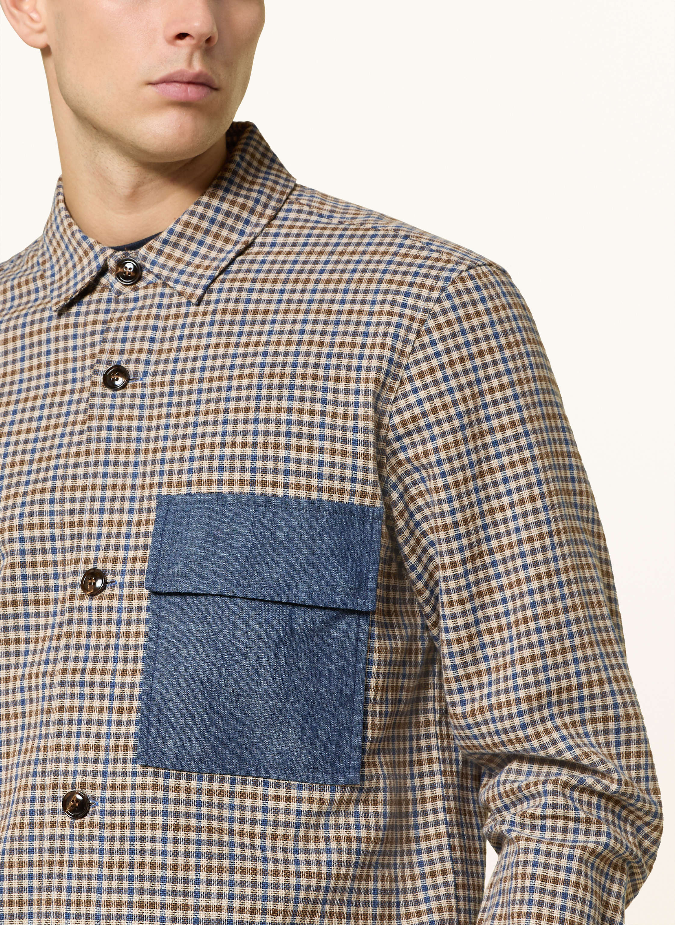 Thumbnail - Mos Mosh Gallery Overshirt Mmgwilson braun