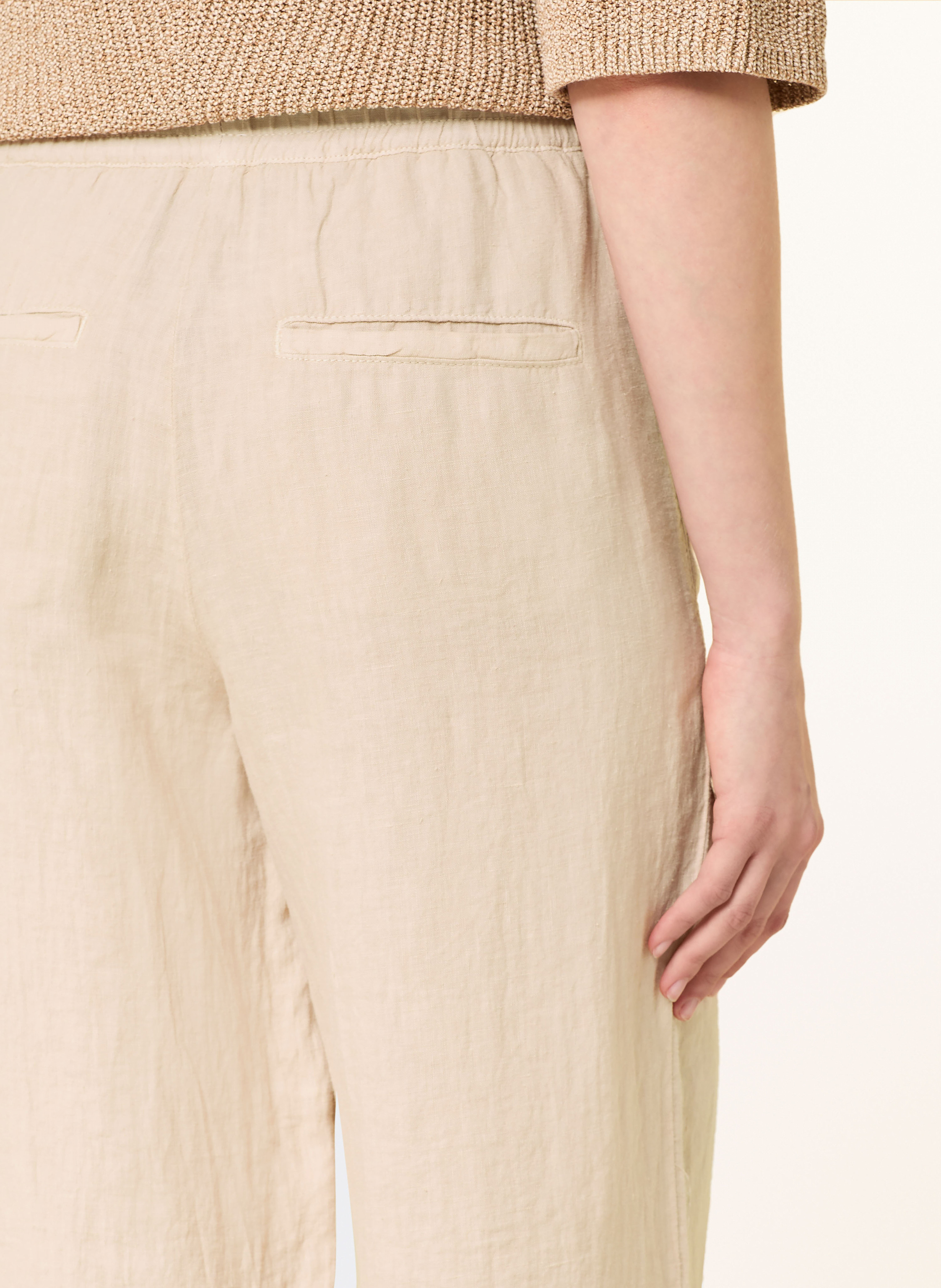 Thumbnail - Marc Aurel Leinenhose beige