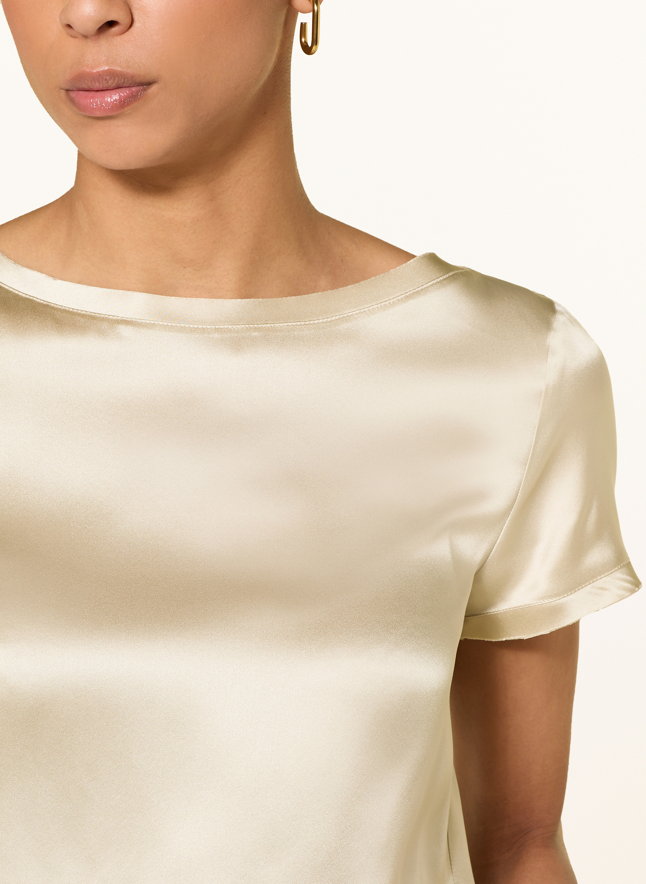 Thumbnail - Max & Co. Blusenshirt Arabba Aus Seide beige