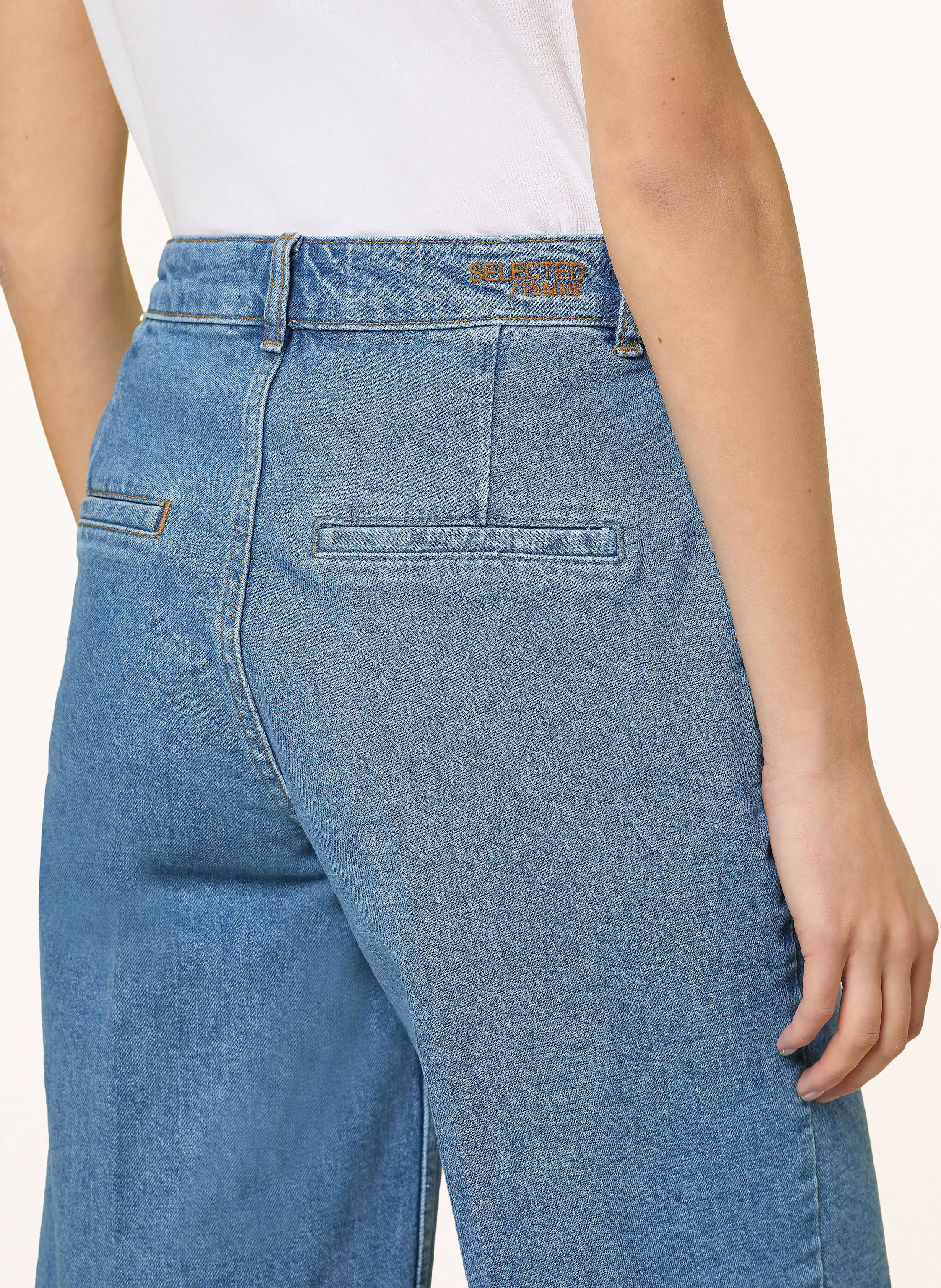 Thumbnail - Selected Femme Jeansshorts blau