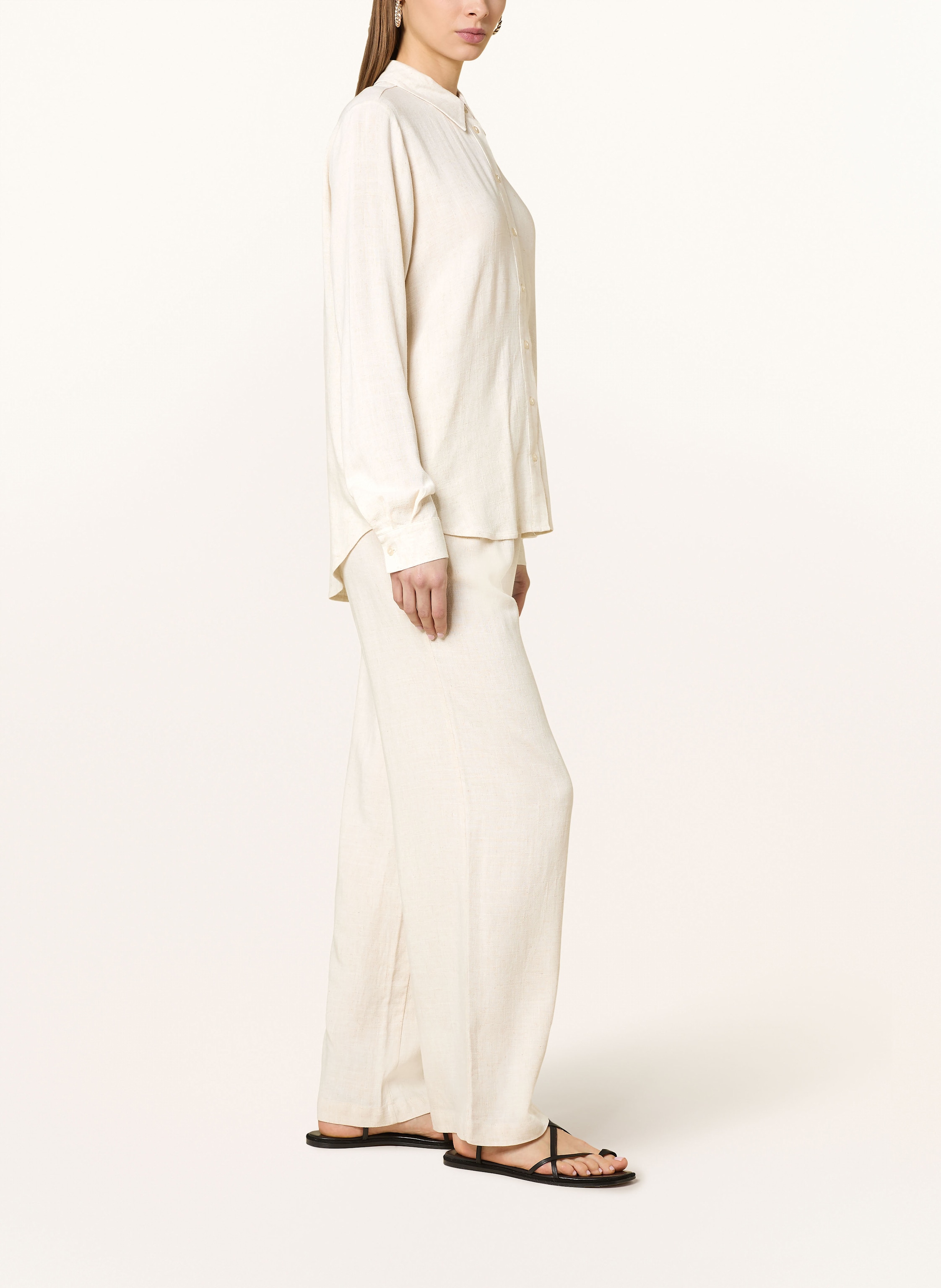 Thumbnail - Selected Femme Marlenehose weiss