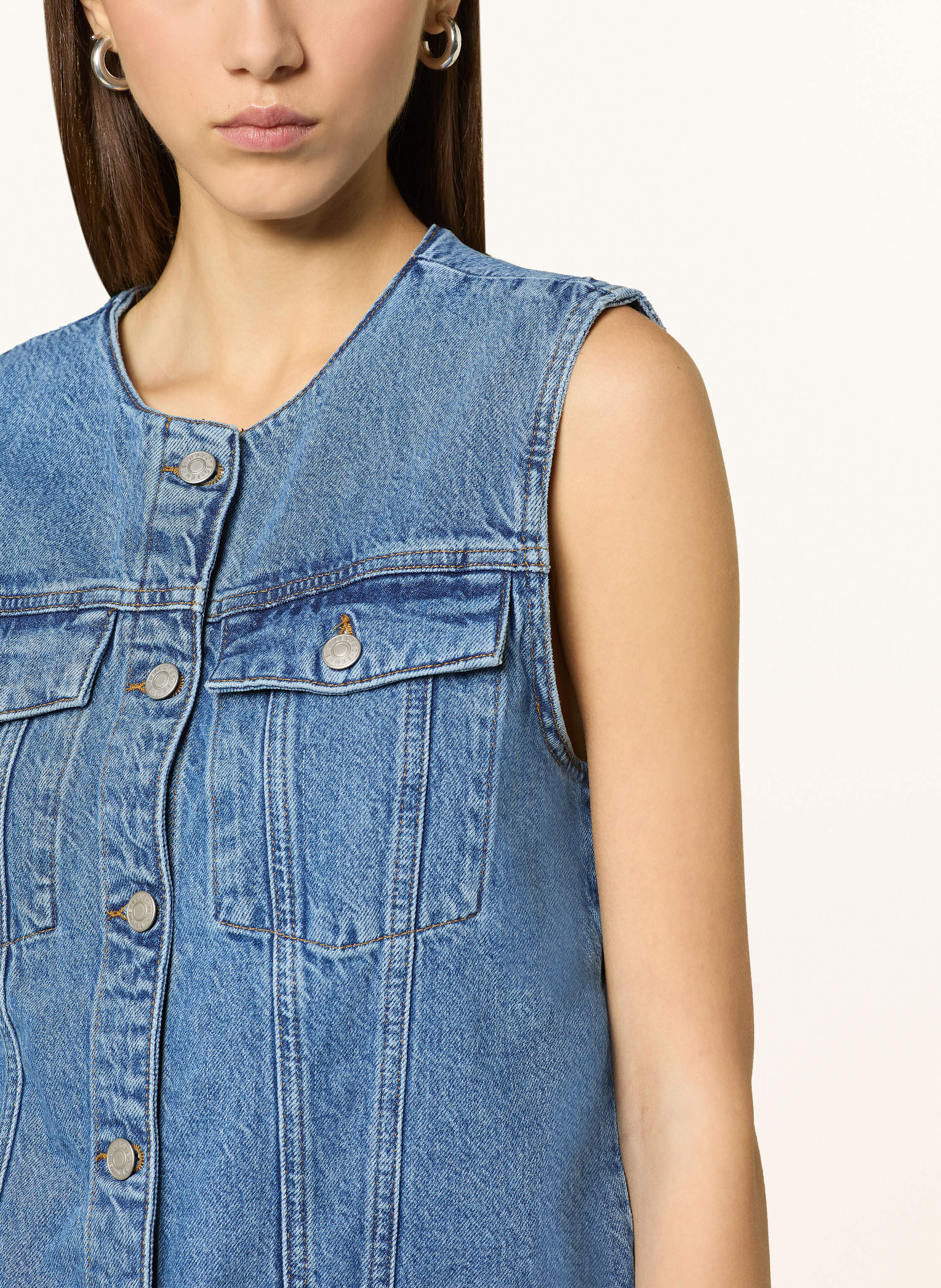 Thumbnail - Selected Femme Jeansweste blau