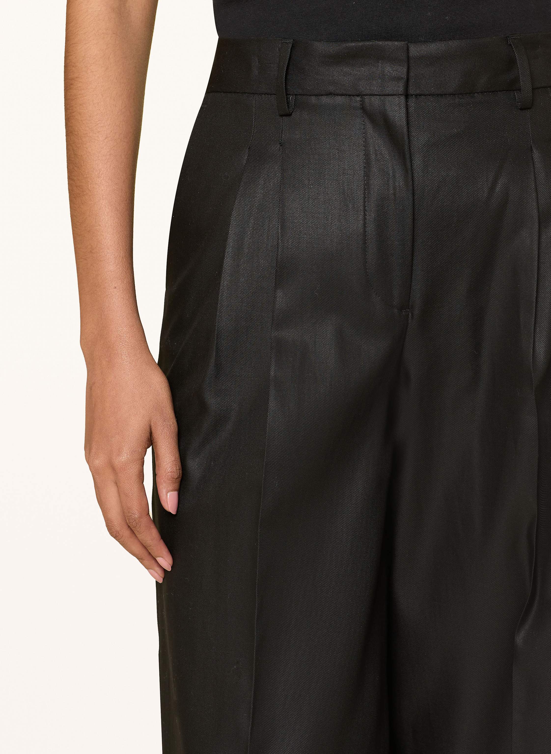 Thumbnail - Selected Femme Marlenehose schwarz