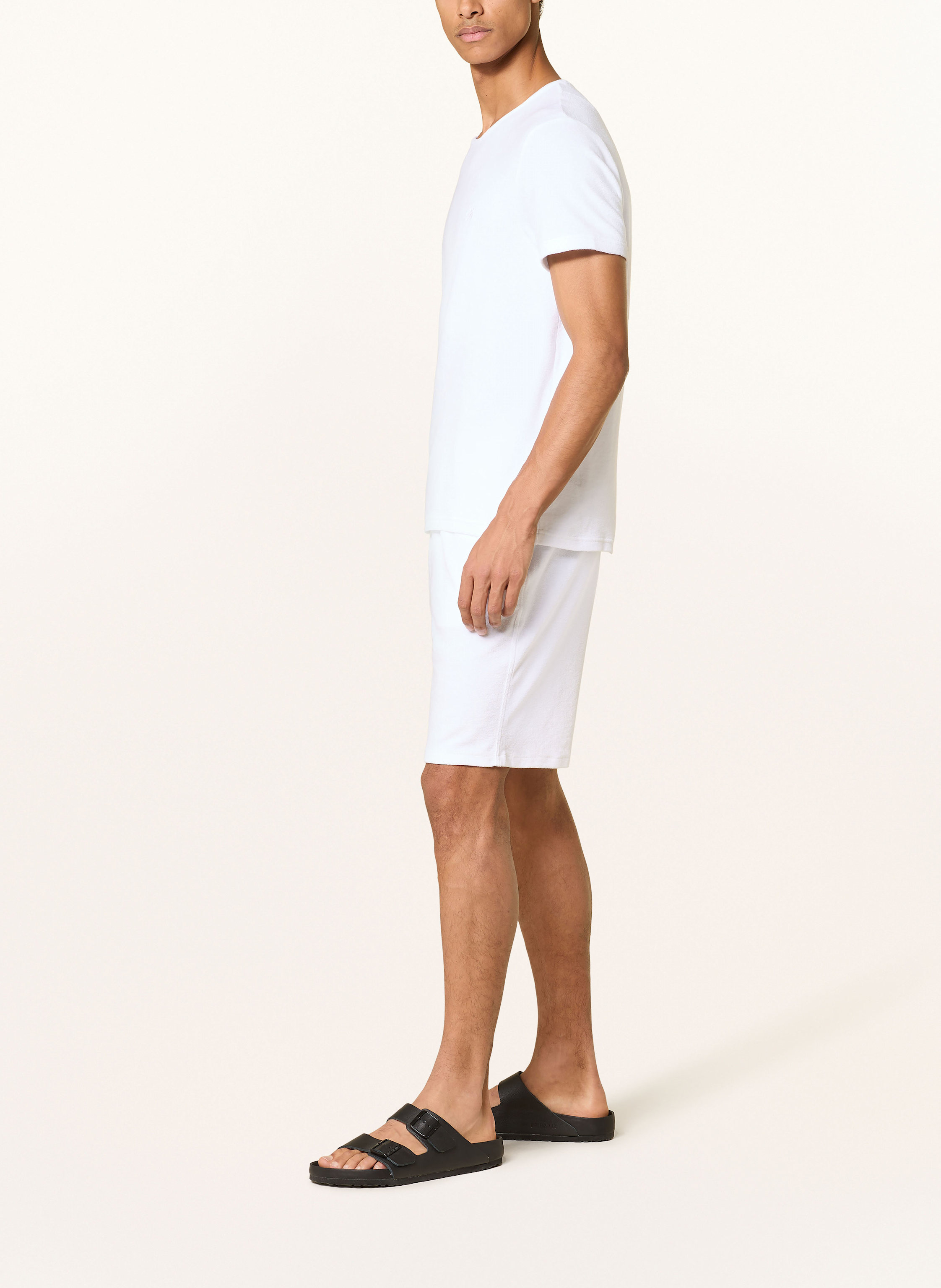 Thumbnail - Vilebrequin Frotteeshorts Bolide Regular Fit weiss