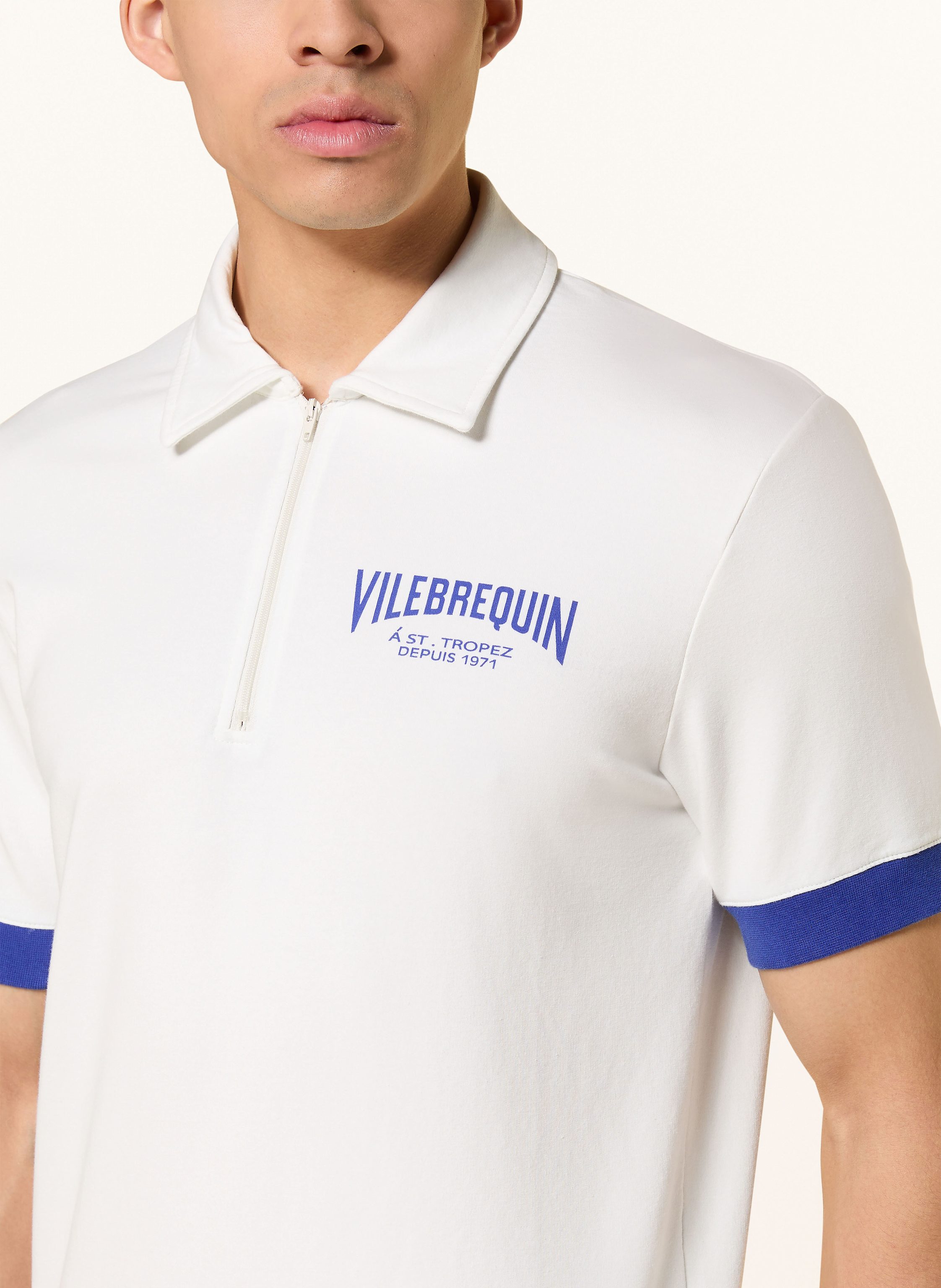 Thumbnail - Vilebrequin Sweat-Poloshirt Rabiou weiss