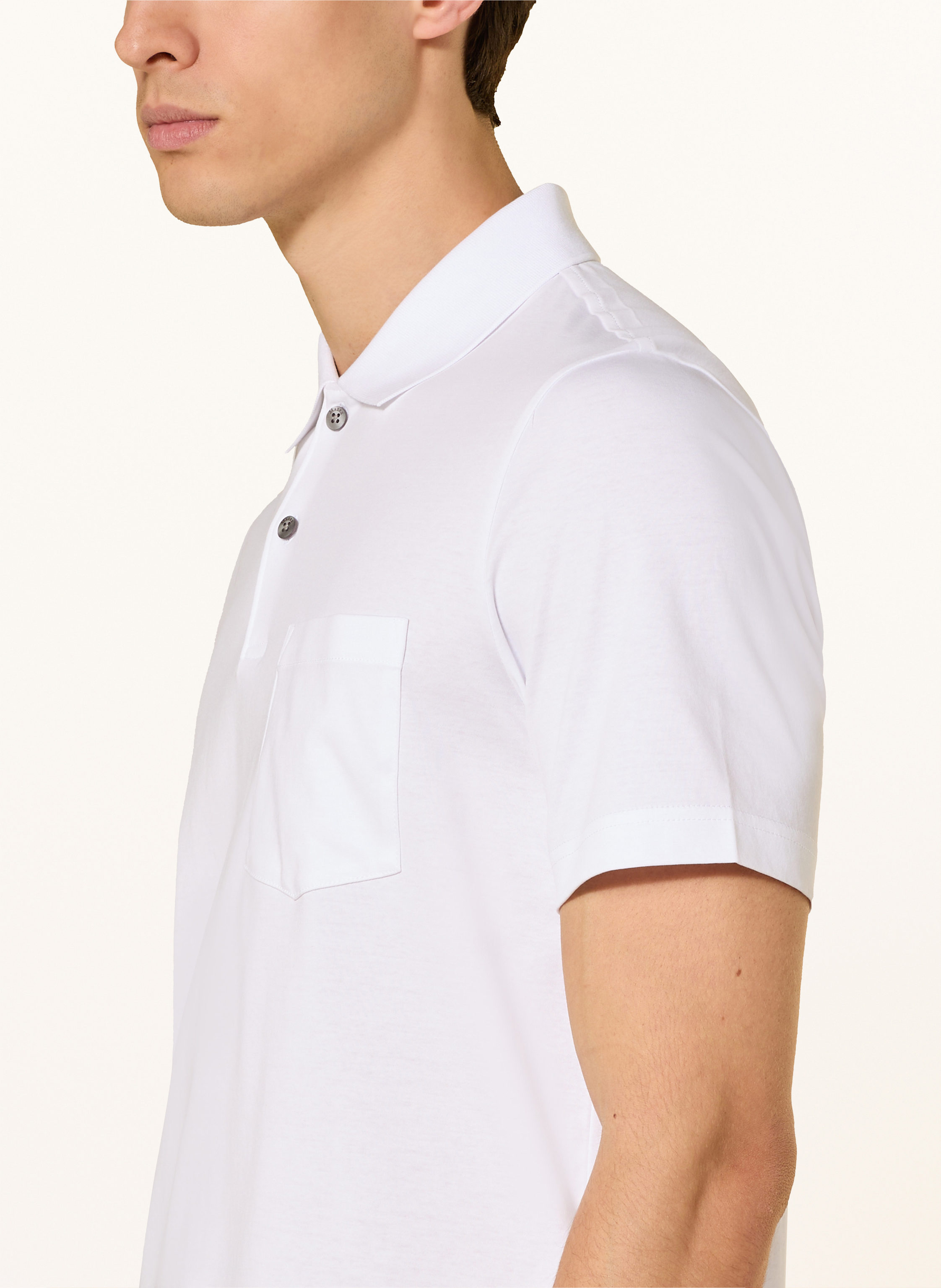 Thumbnail - Maerz Muenchen Jersey-Poloshirt weiss