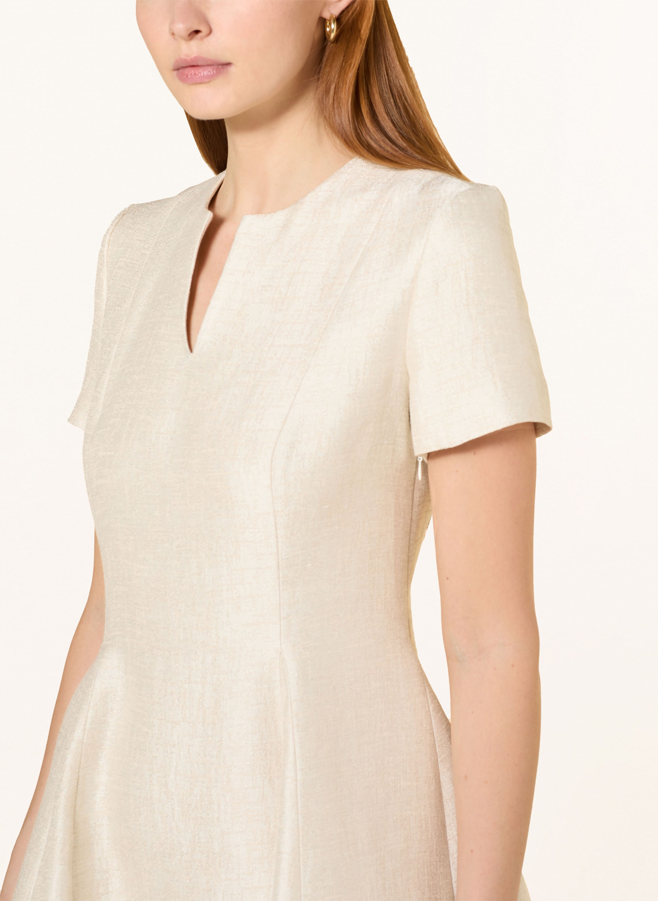 Thumbnail - Sly 010 Kleid Tracy Mit Leinen beige