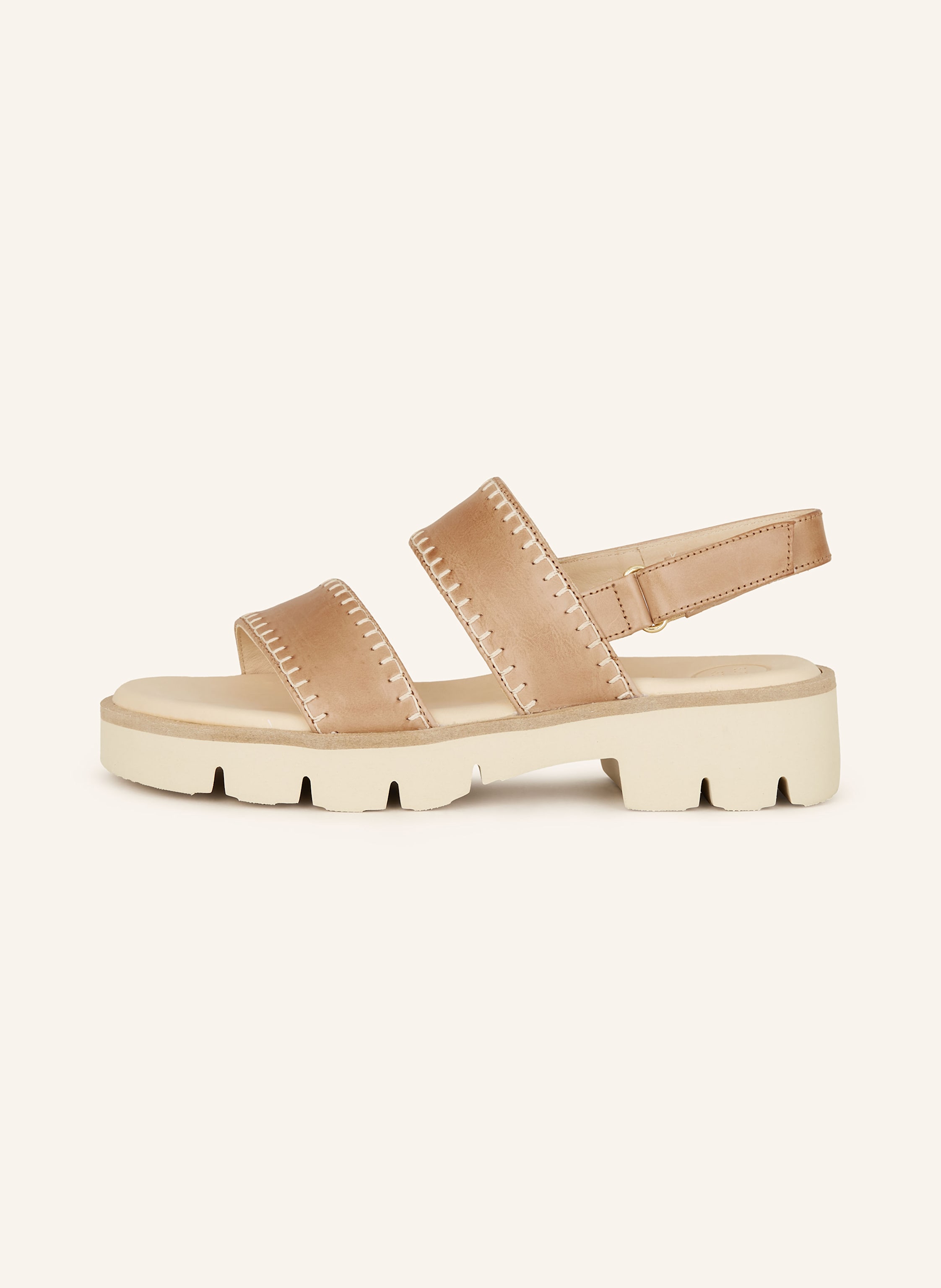 Thumbnail - Paul Green Plateau-Sandalen Star beige