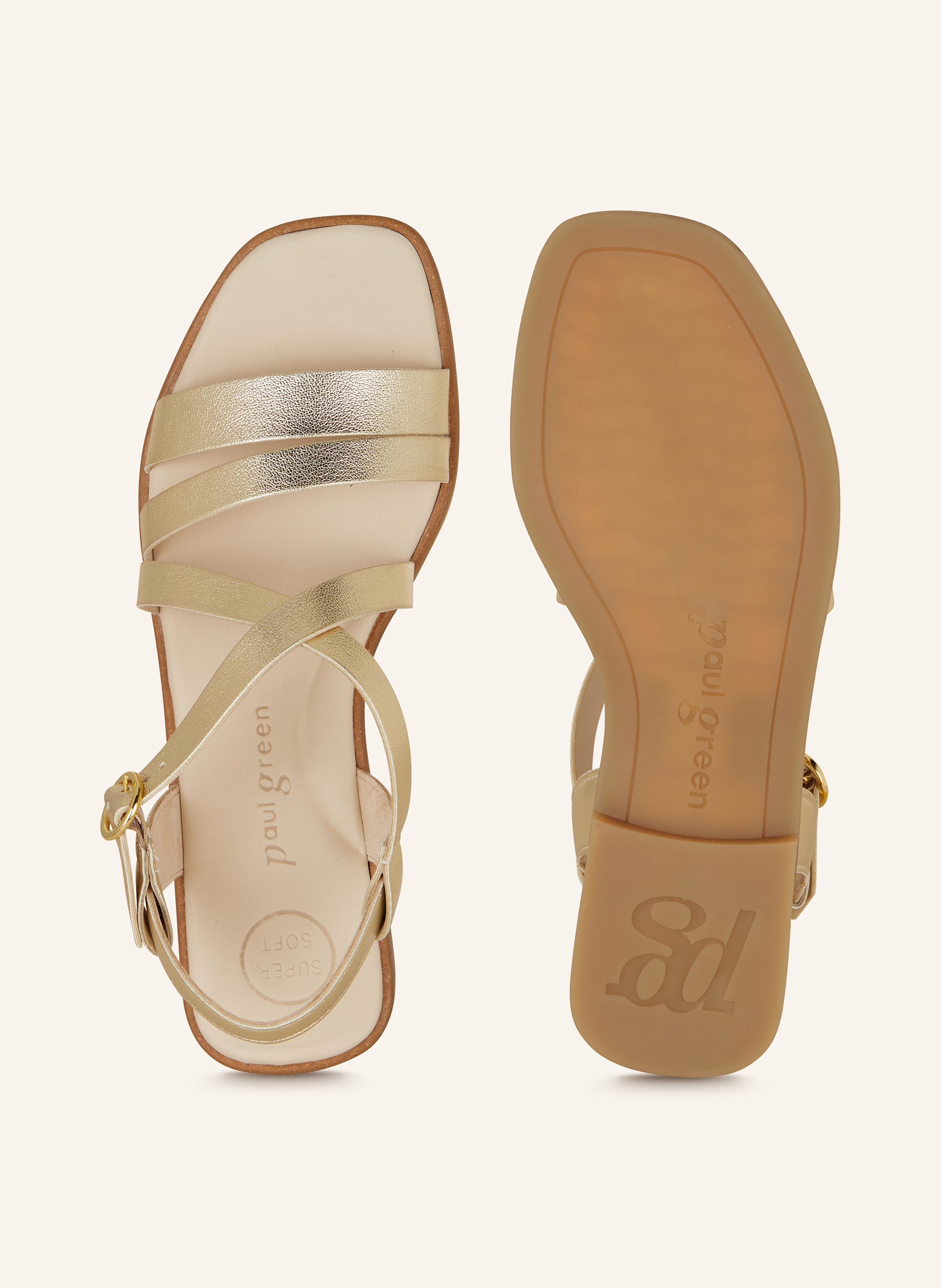 Thumbnail - Paul Green Sandalen gold