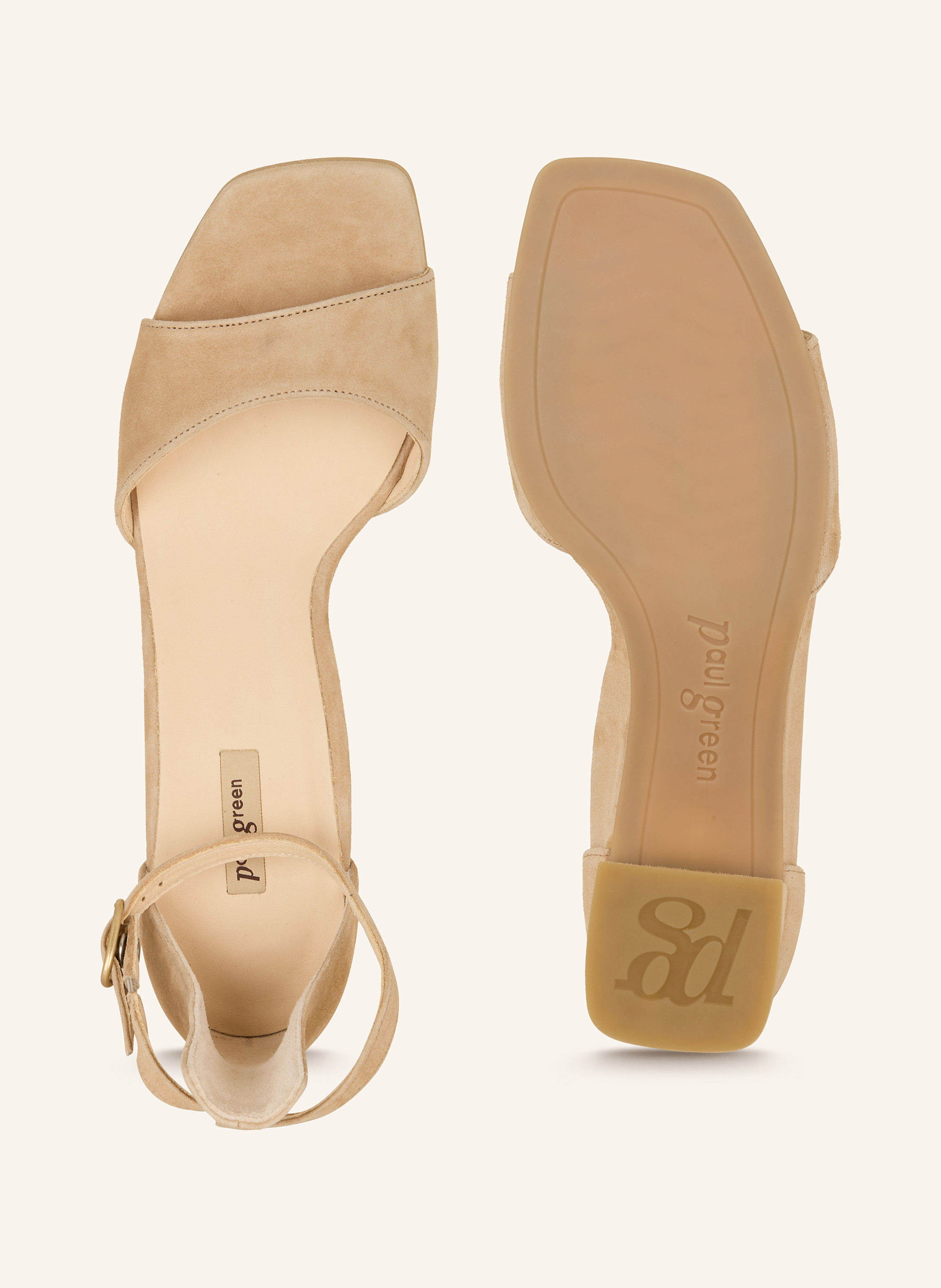 Thumbnail - Paul Green Sandalen Samtziege Dakar beige