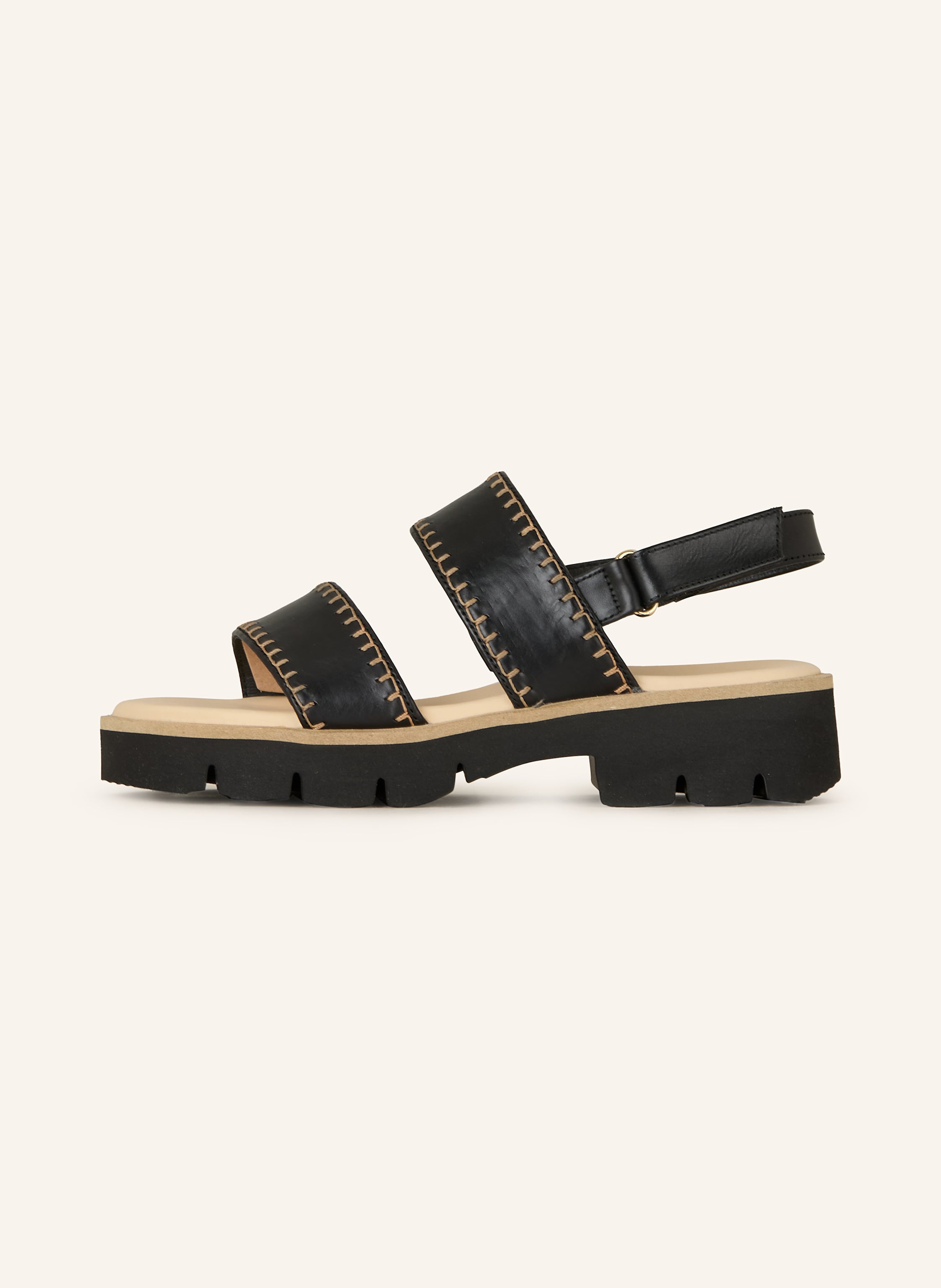 Thumbnail - Paul Green Plateau-Sandalen Star schwarz