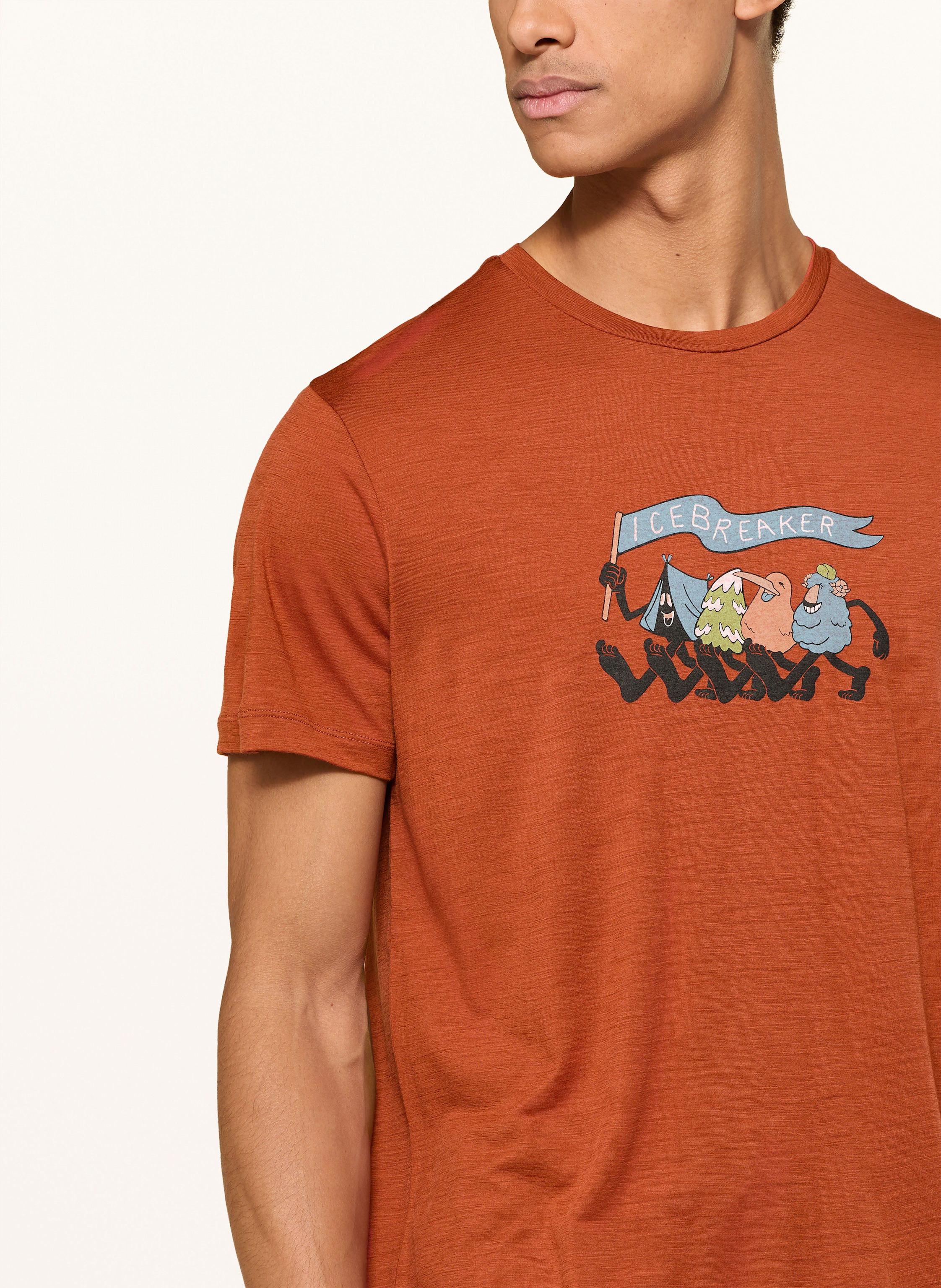 Thumbnail - Icebreaker T-Shirt Merino 150 Tech Lite braun