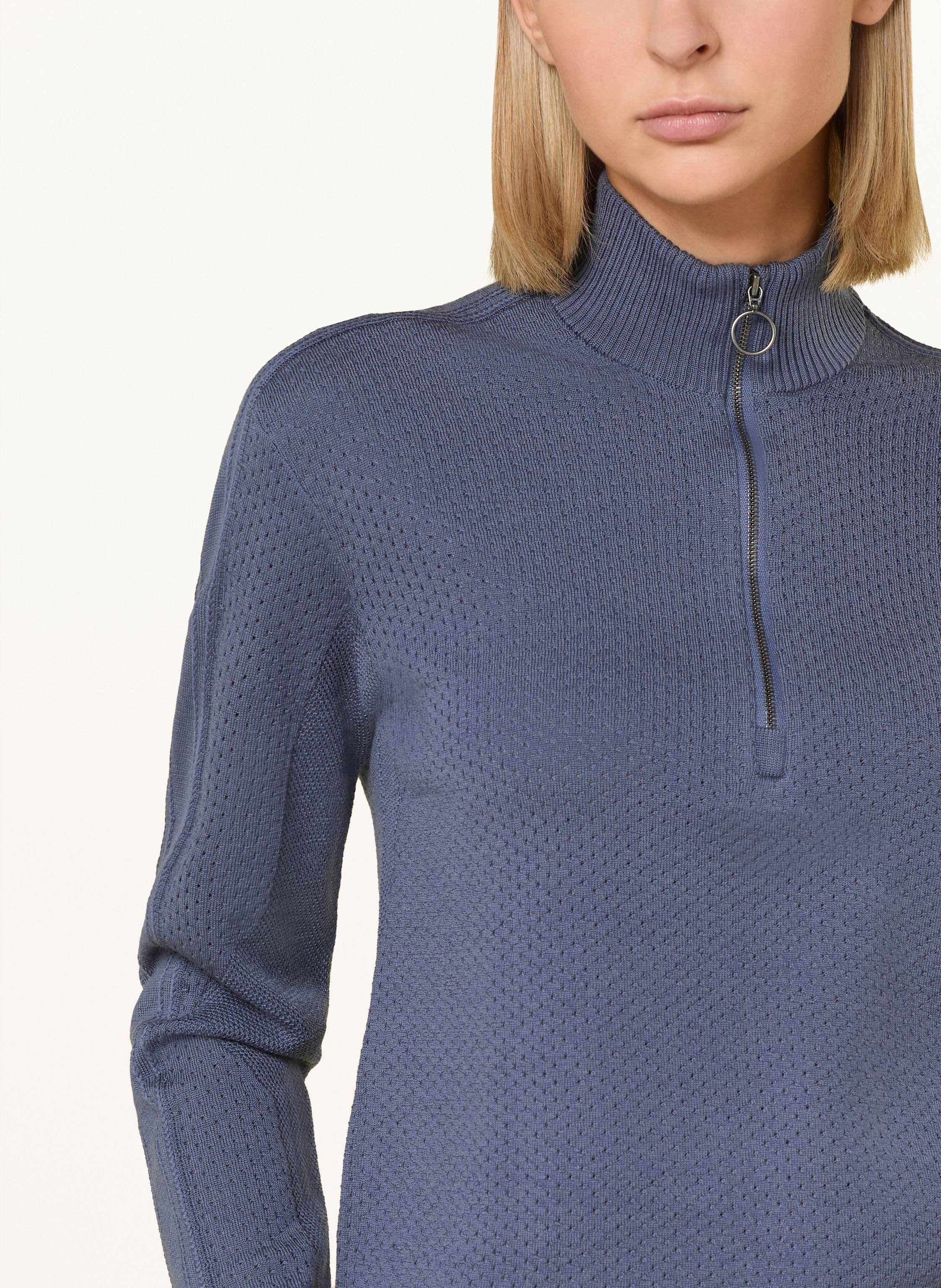 Thumbnail - Icebreaker Midlayer Anniversary Original Aus Merinowolle blau