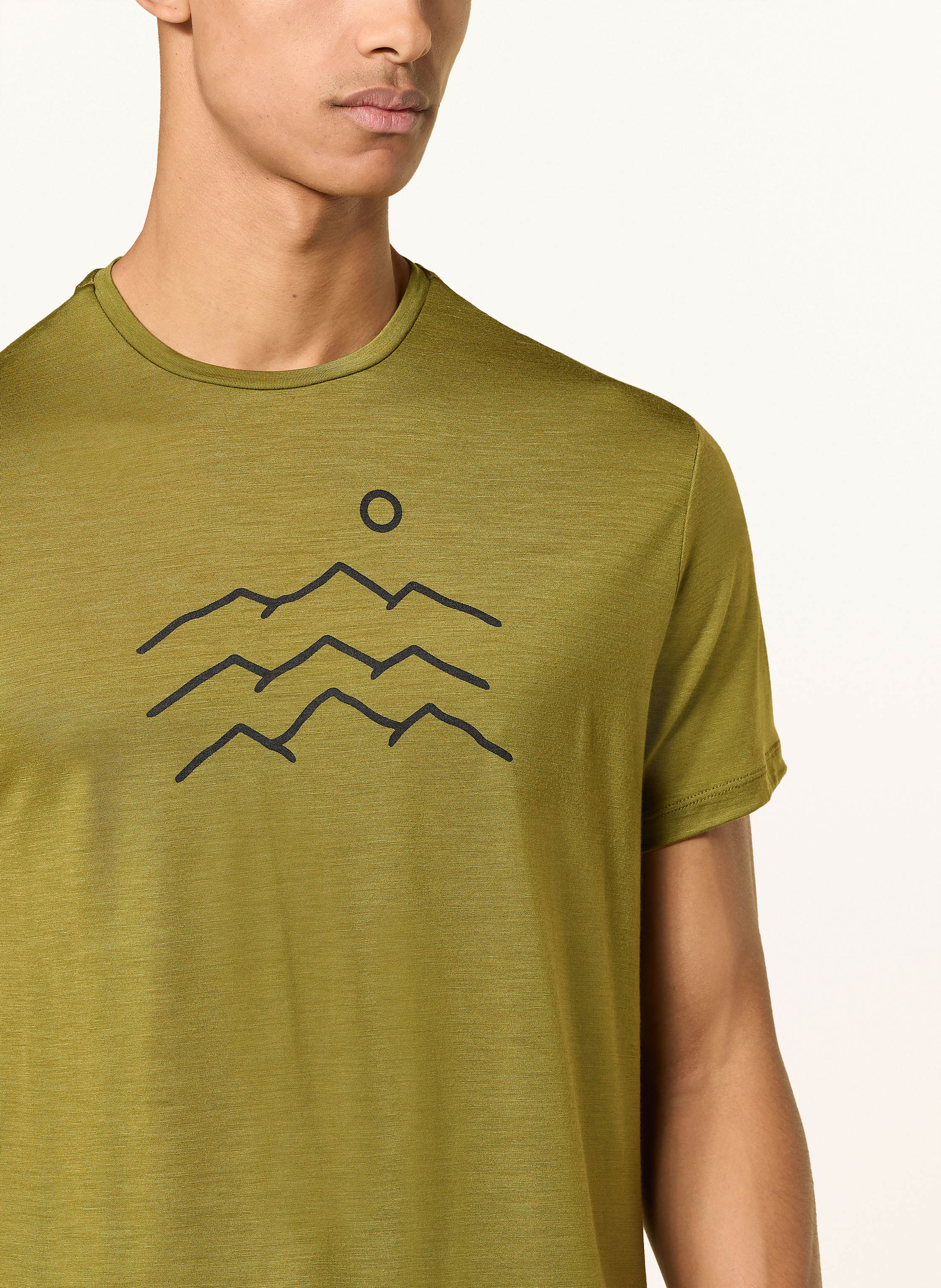 Thumbnail - Icebreaker T-Shirt Merinomix 125 Cool-Lite™ Sphere Mit Merinowolle gruen