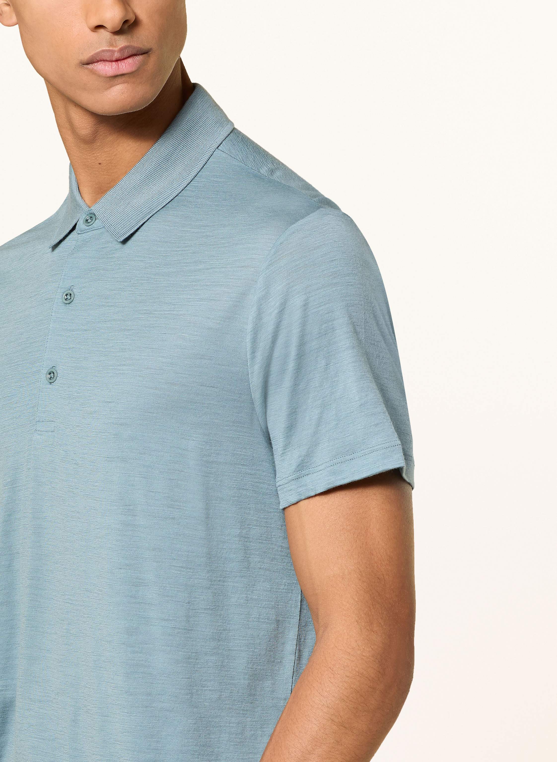 Thumbnail - Icebreaker Funktions-Poloshirt 150 Tech Lite Iii Aus Merinowolle grau