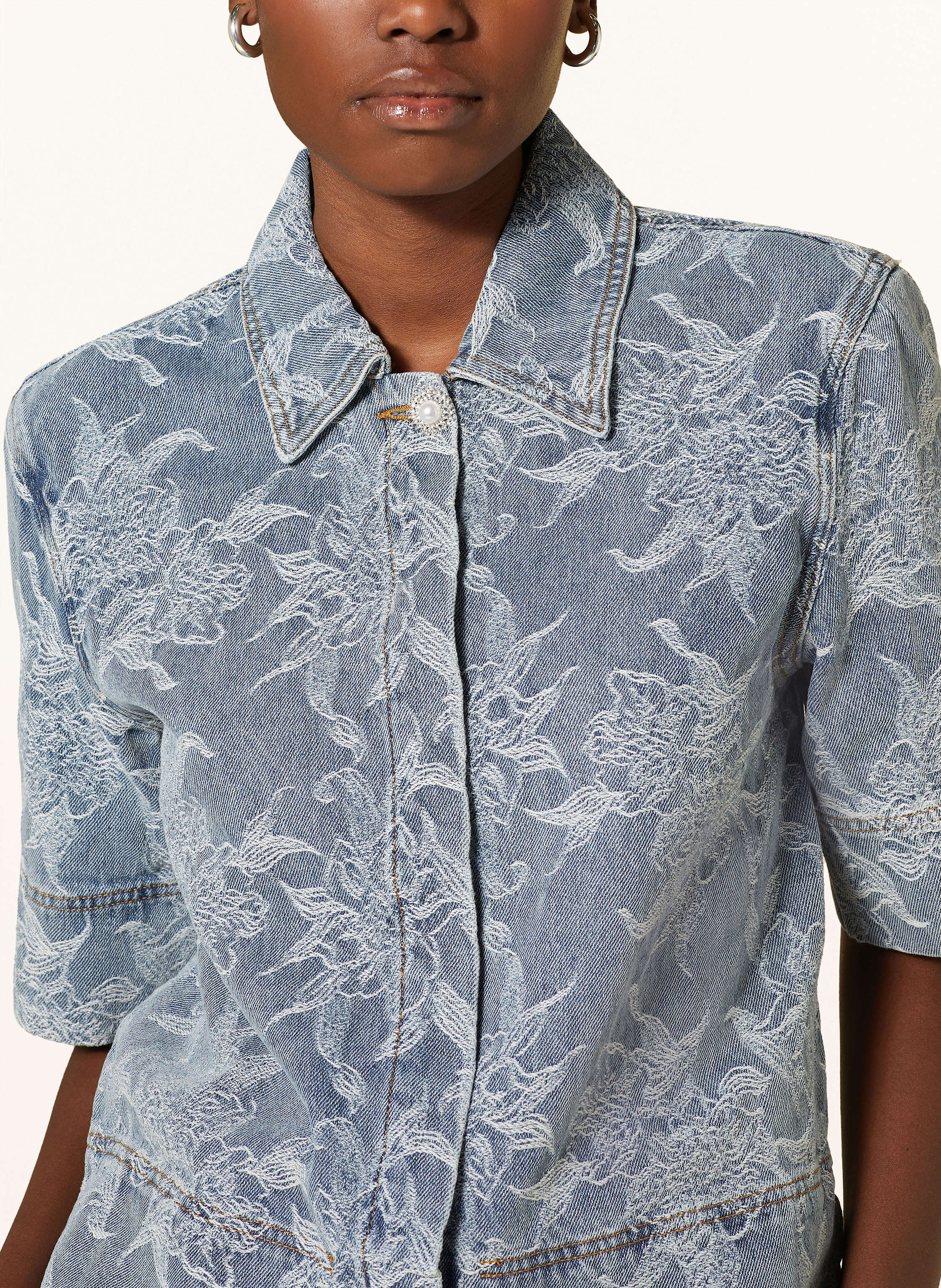 Thumbnail - Y.A.S. Jeansbluse blau