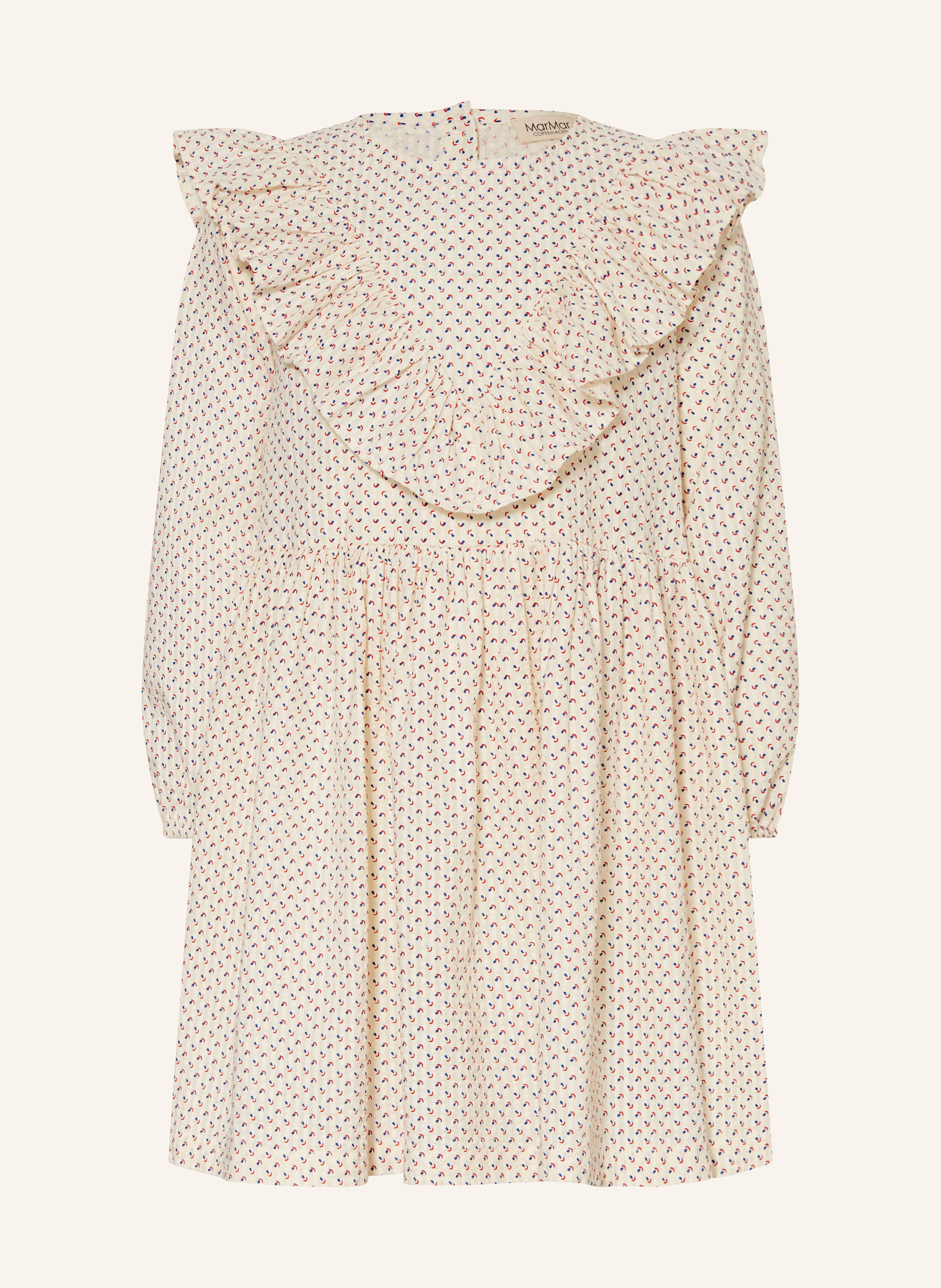 Marmar Kleid Dalijana Mit Rüschen weiss