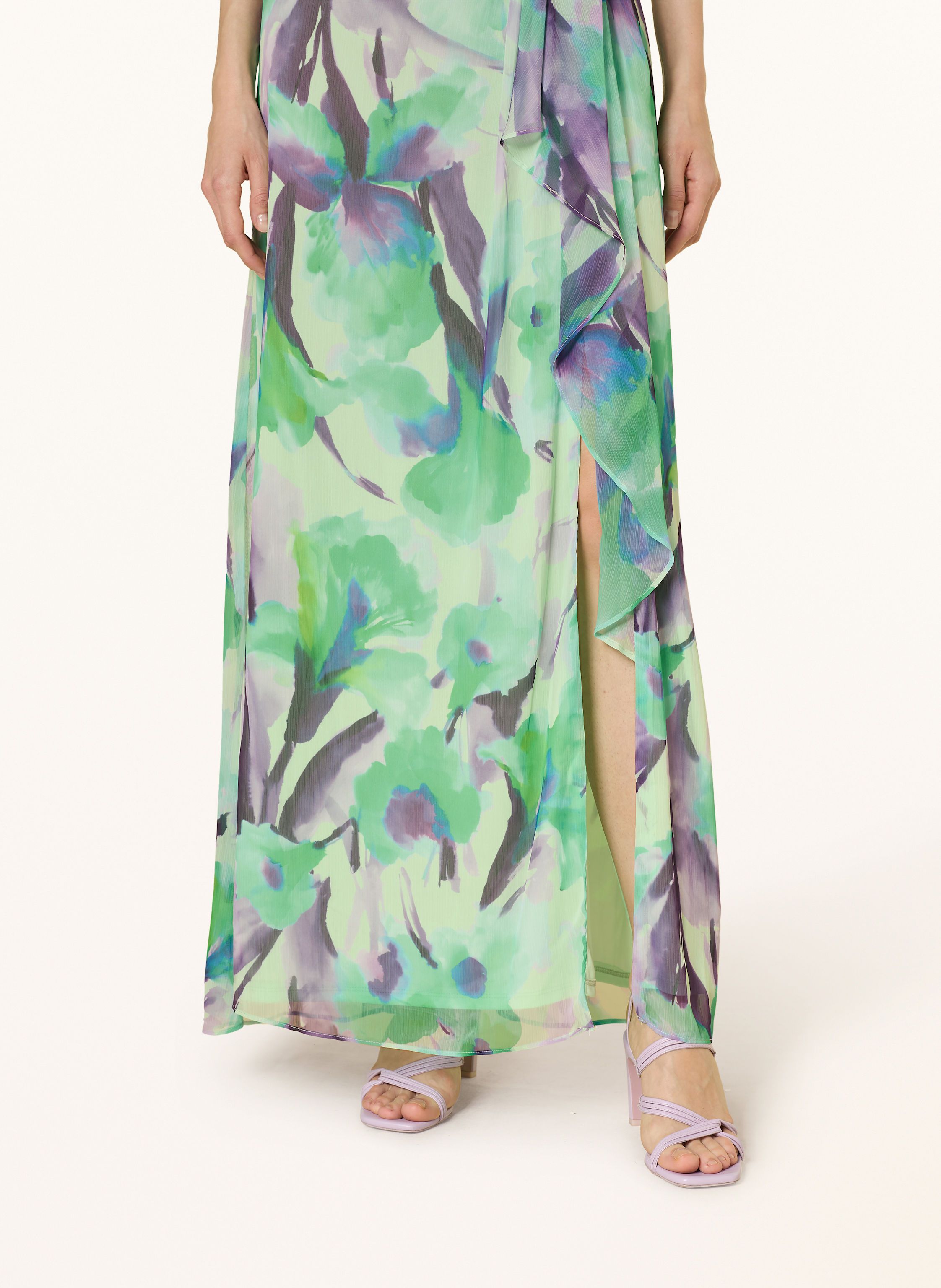 Thumbnail - Adrianna Papell Abendkleid Mit Volants gruen