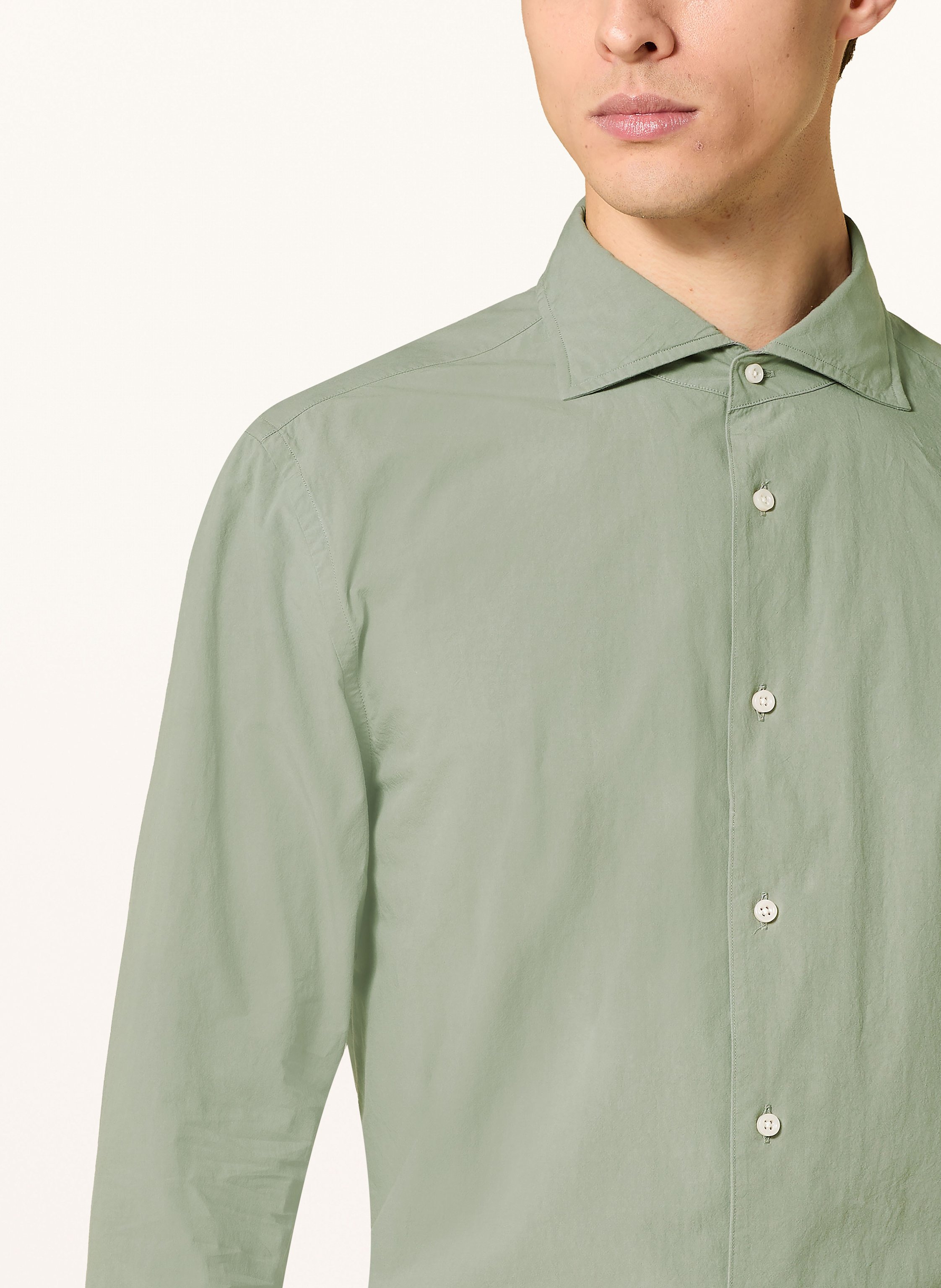 Thumbnail - Profuomo Hemd Relaxed Fit gruen