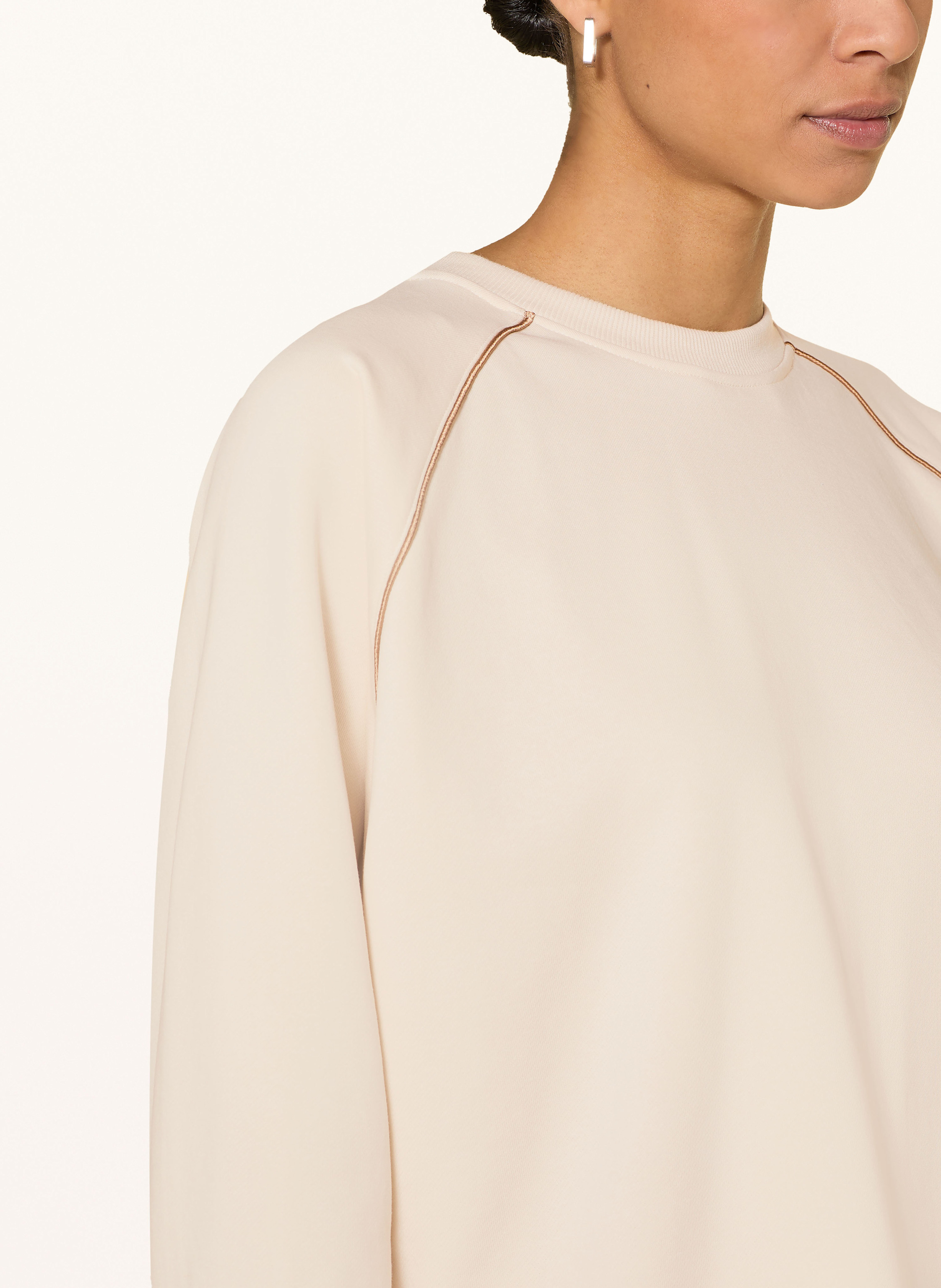 Thumbnail - Thejoggconcept Sweatshirt Jcsaja beige