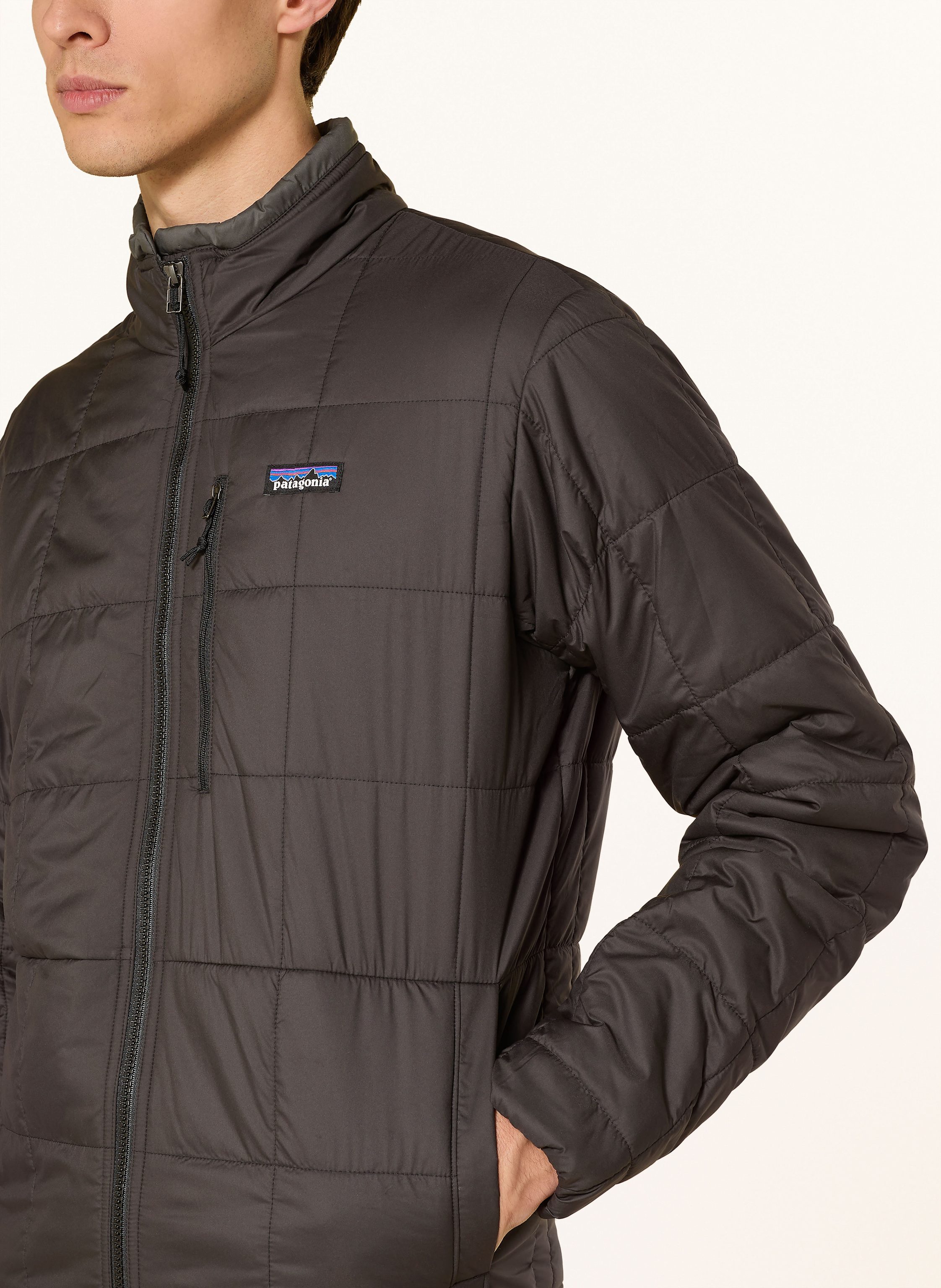 Thumbnail - Patagonia Steppjacke Light Gust schwarz