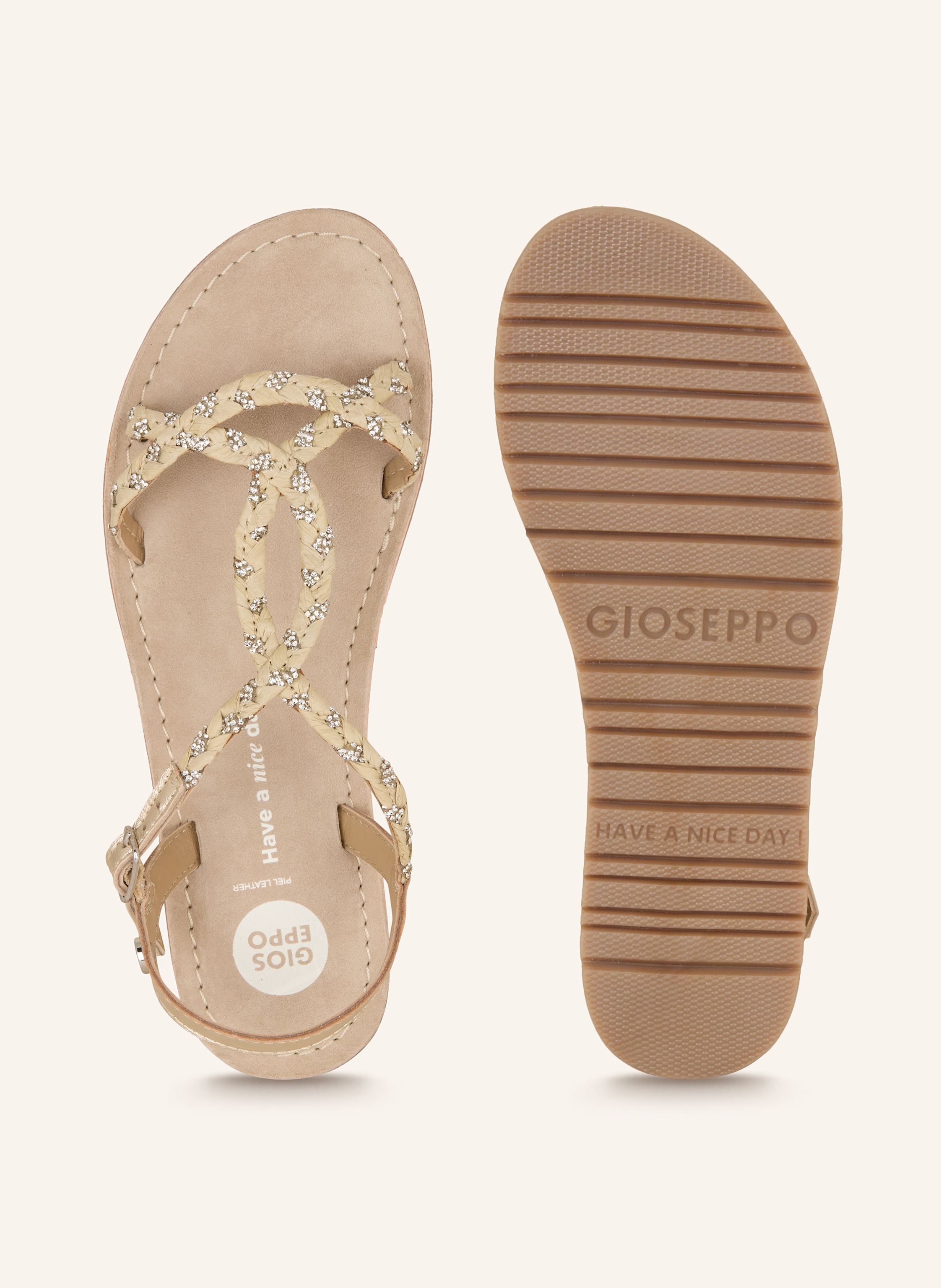 Thumbnail - Gioseppo Sandalen Wenham Mit Schmucksteinen beige