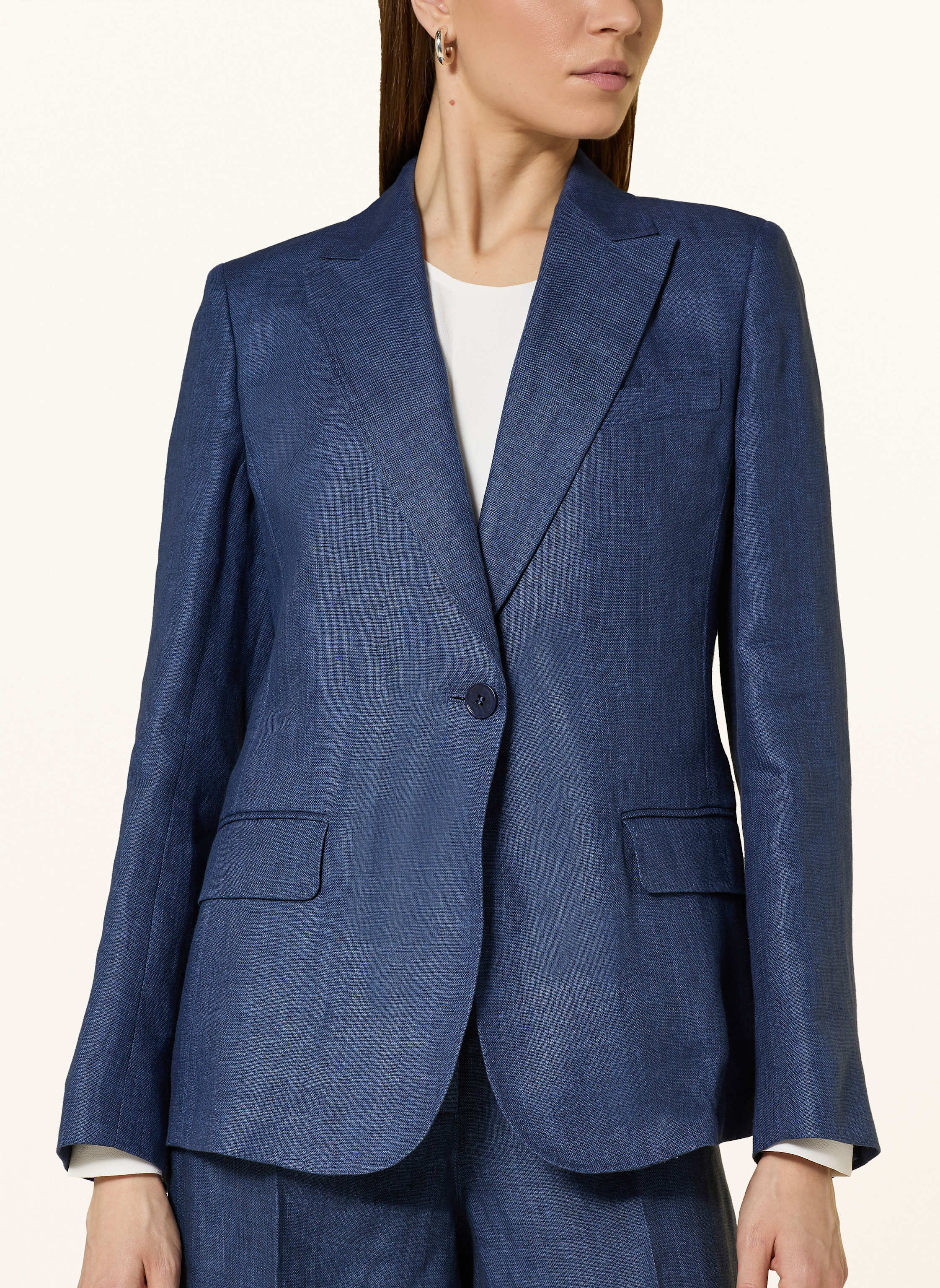 Thumbnail - Weekend Max Mara Leinenblazer Nalut blau