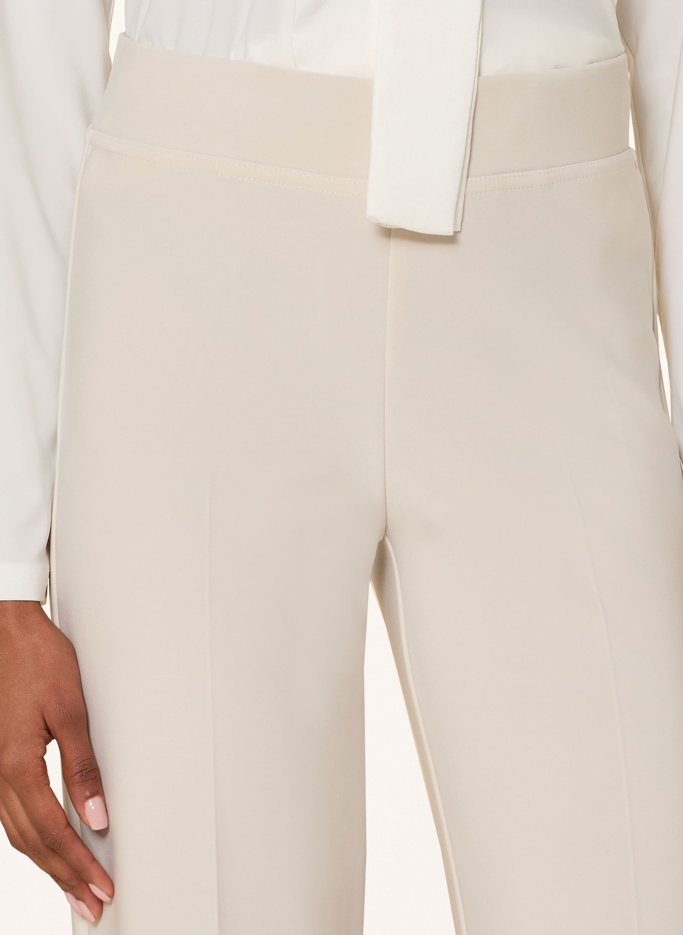Thumbnail - Joseph Ribkoff Marlenehose Aus Jersey beige