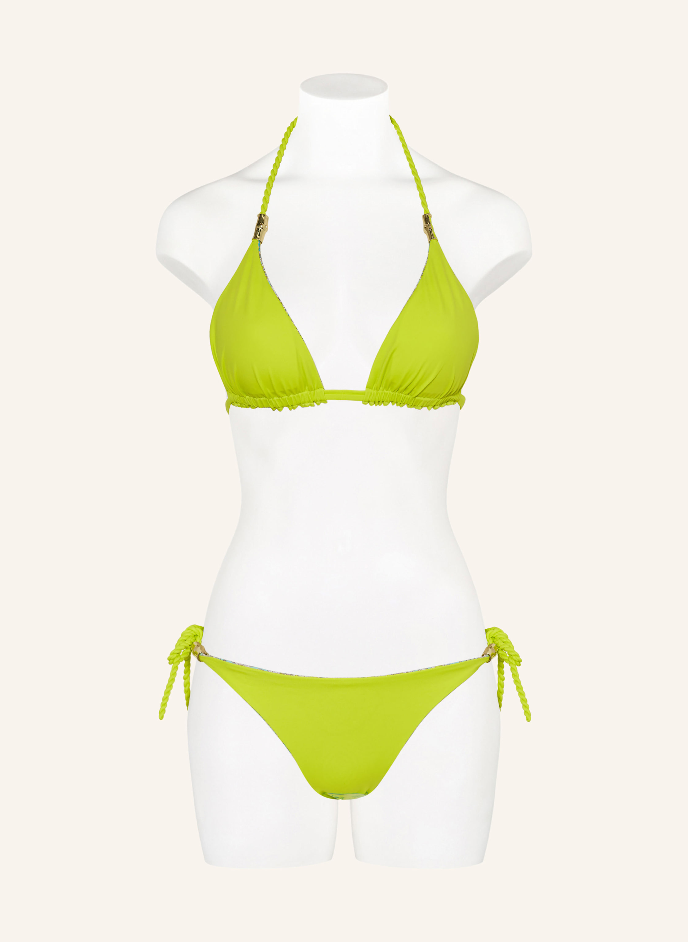 Thumbnail - Heidi Klein Triangel-Bikini-Hose Hacienda Zum Wenden gelb