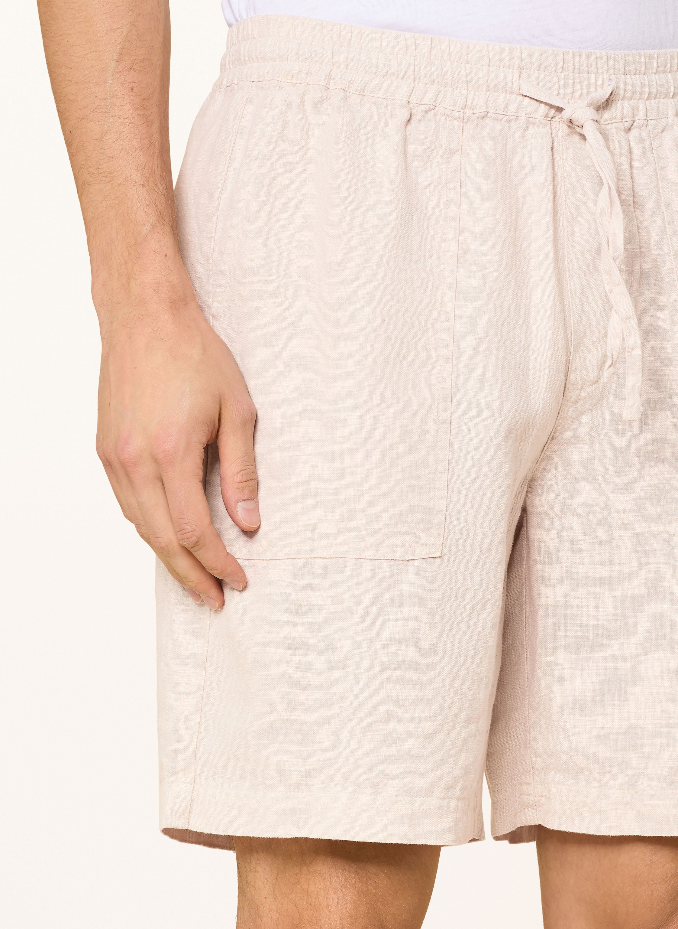 Thumbnail - Ecoalf Leinenshorts Musy Regular Fit beige