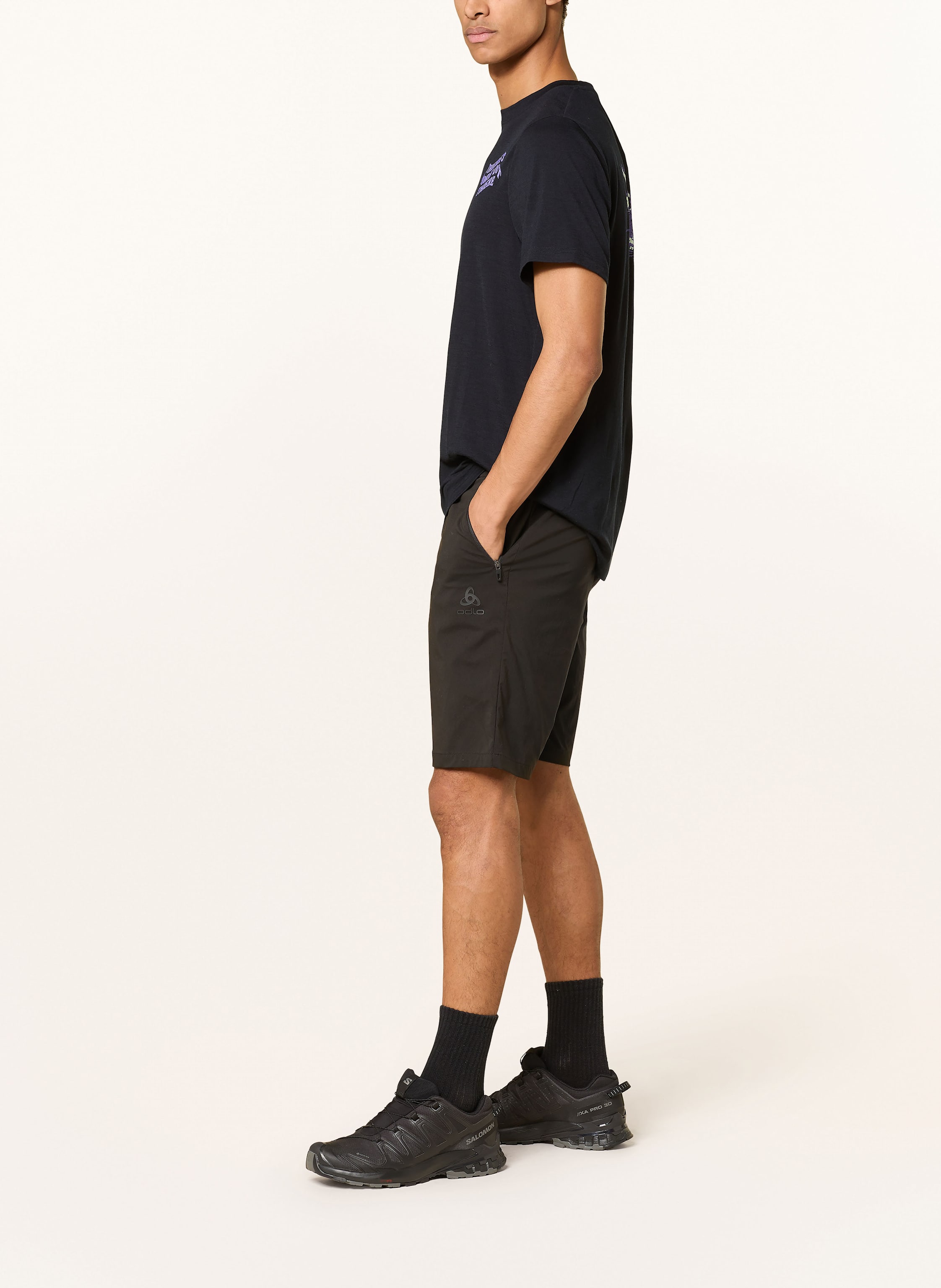 Thumbnail - Odlo Trekkingshorts Ascent Light schwarz