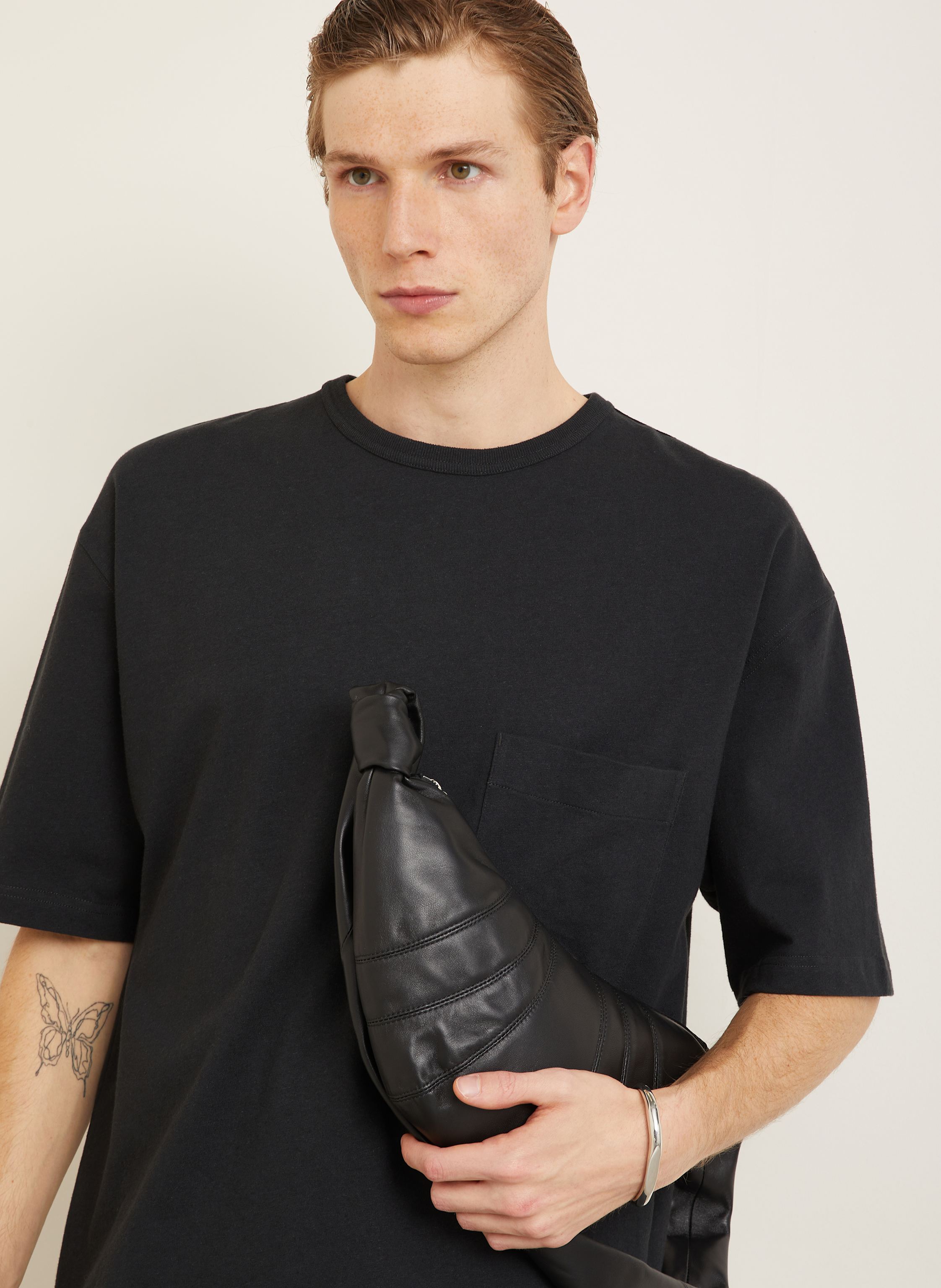 Thumbnail - Lemaire T-Shirt Mit Leinen schwarz