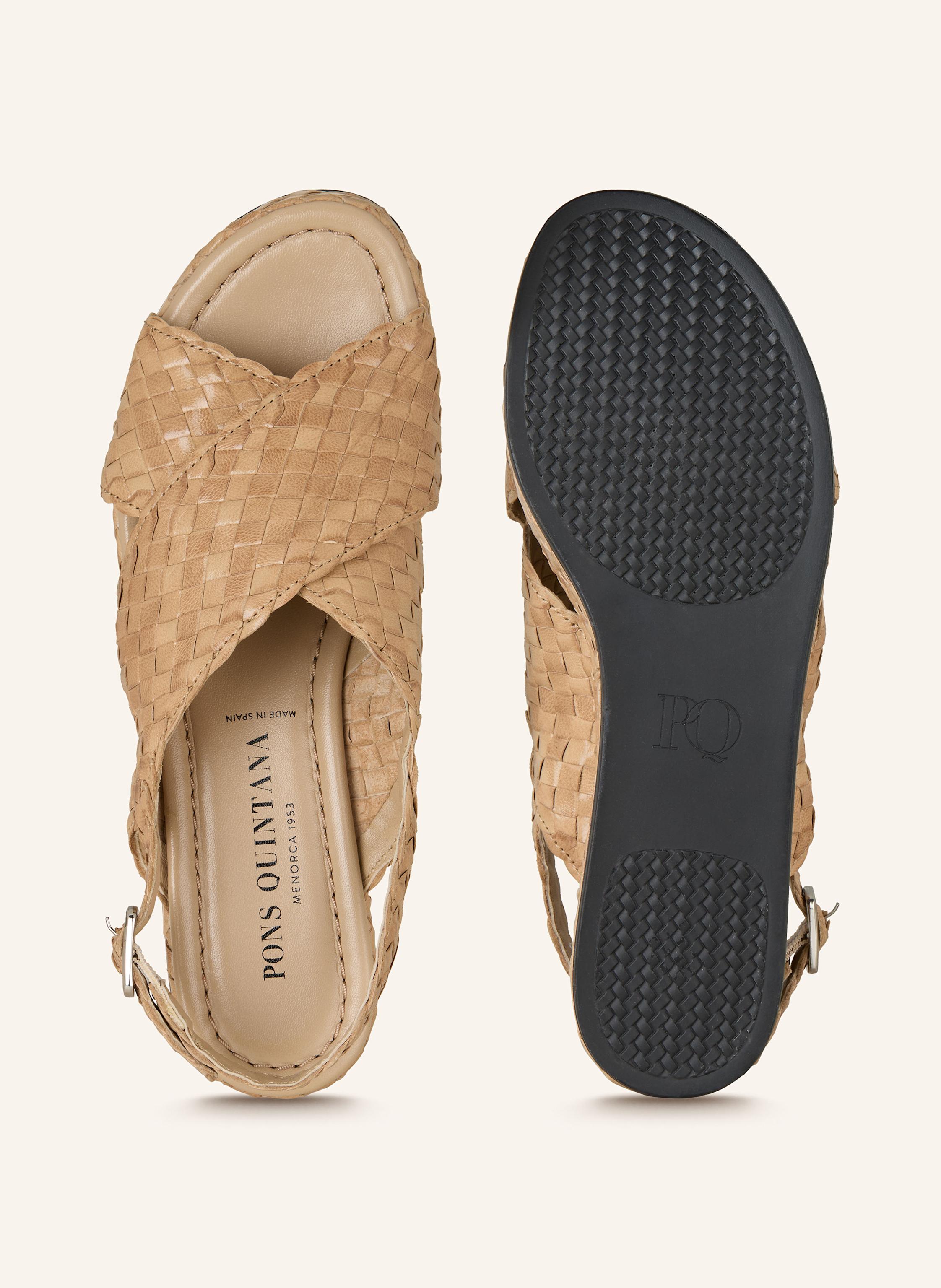 Thumbnail - Pons Quintana Plateau-Sandalen Forli beige