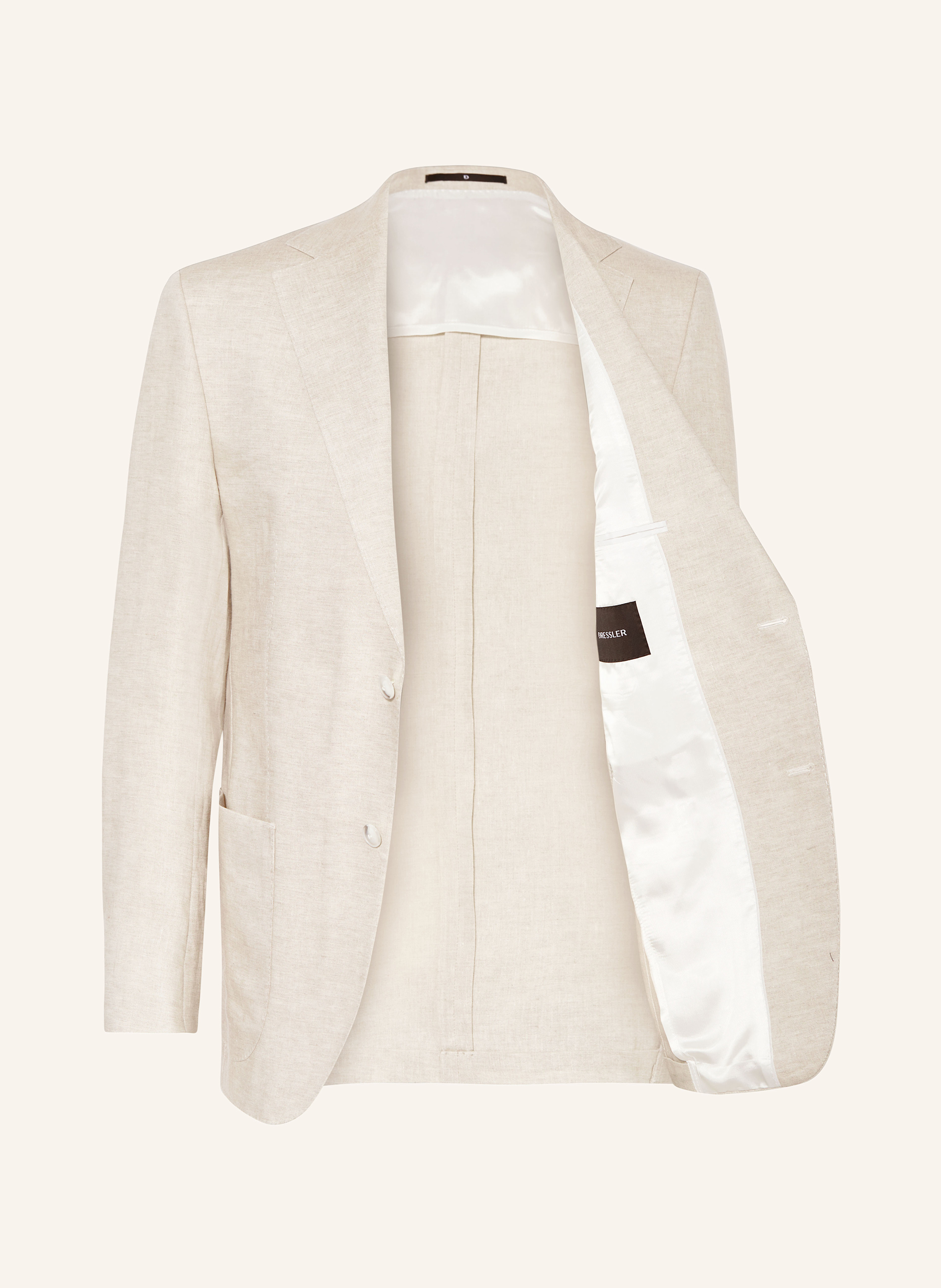 Thumbnail - Dressler Anzugsakko Regular Fit Aus Leinen beige