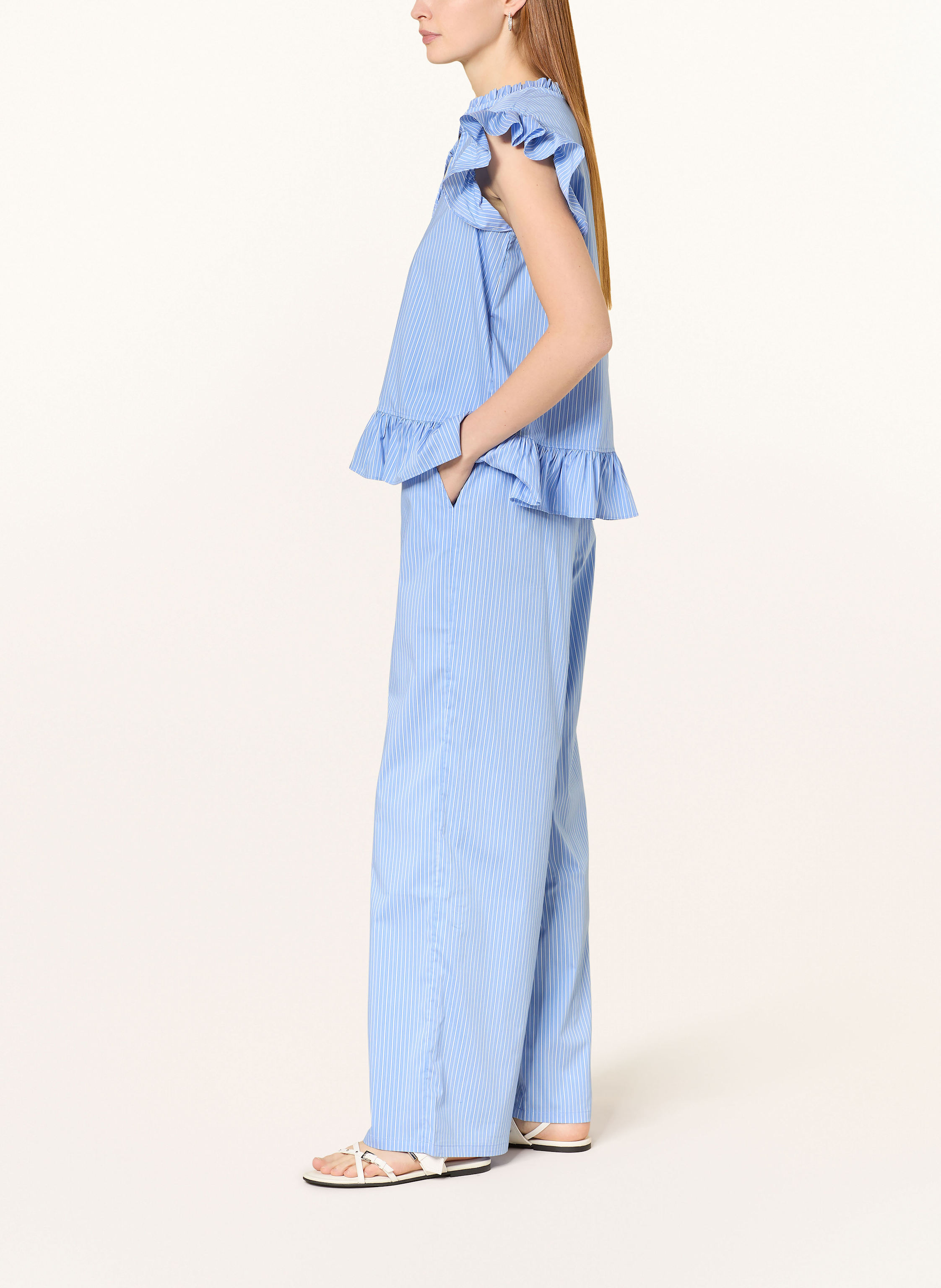 Thumbnail - Rosemunde Hose Iris blau