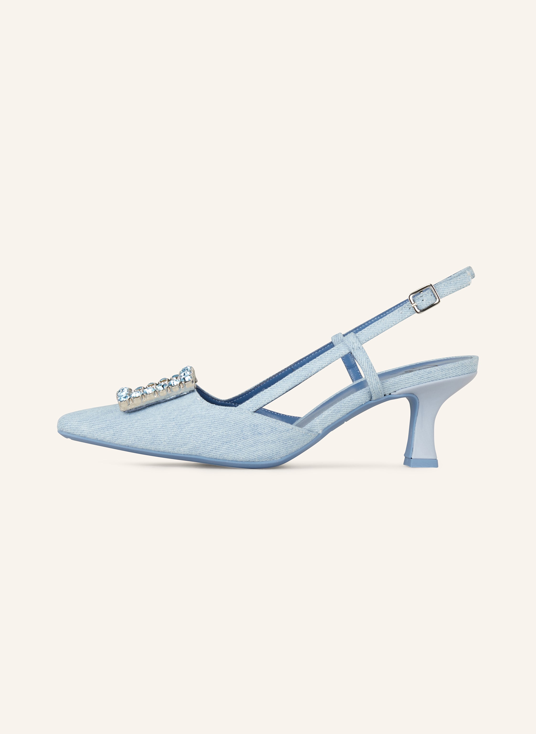 Thumbnail - Festa Slingpumps Stefi Mit Schmucksteinen blau