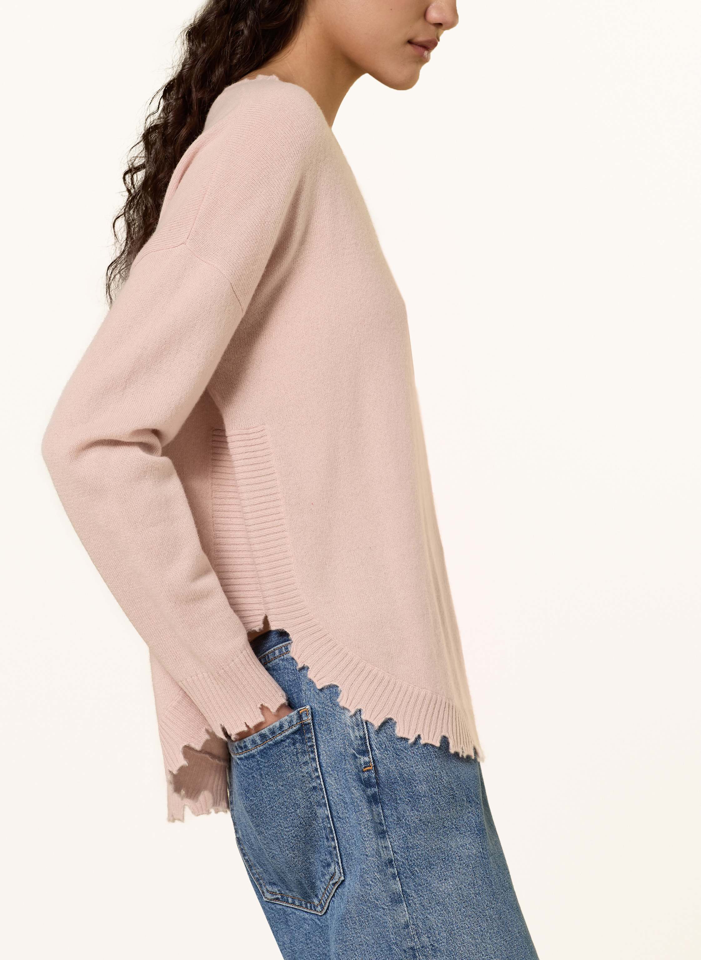 Thumbnail - Kujten Cashmere-Pullover Melah rosa