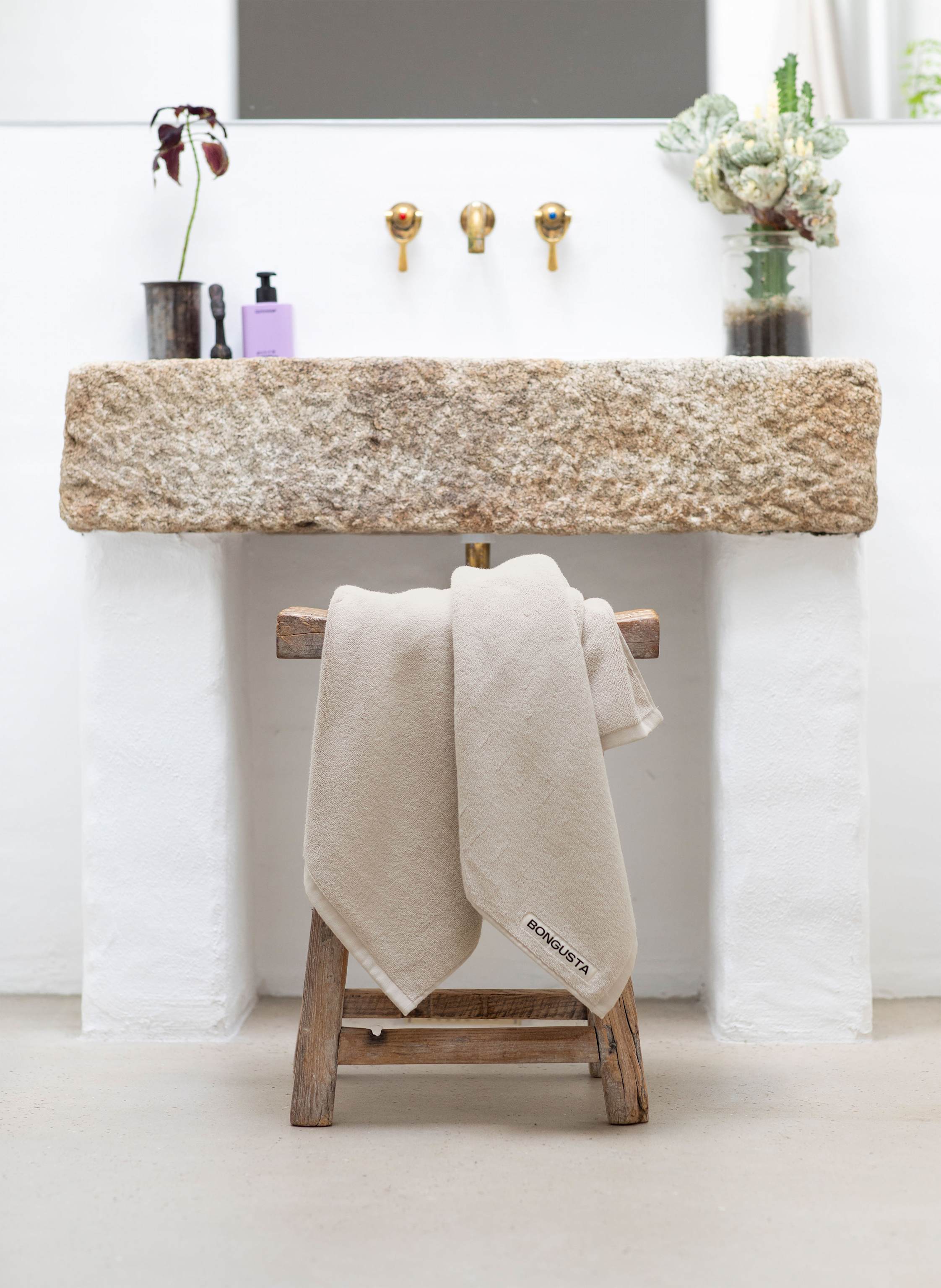 Thumbnail - Bongusta Badetuch Naram beige