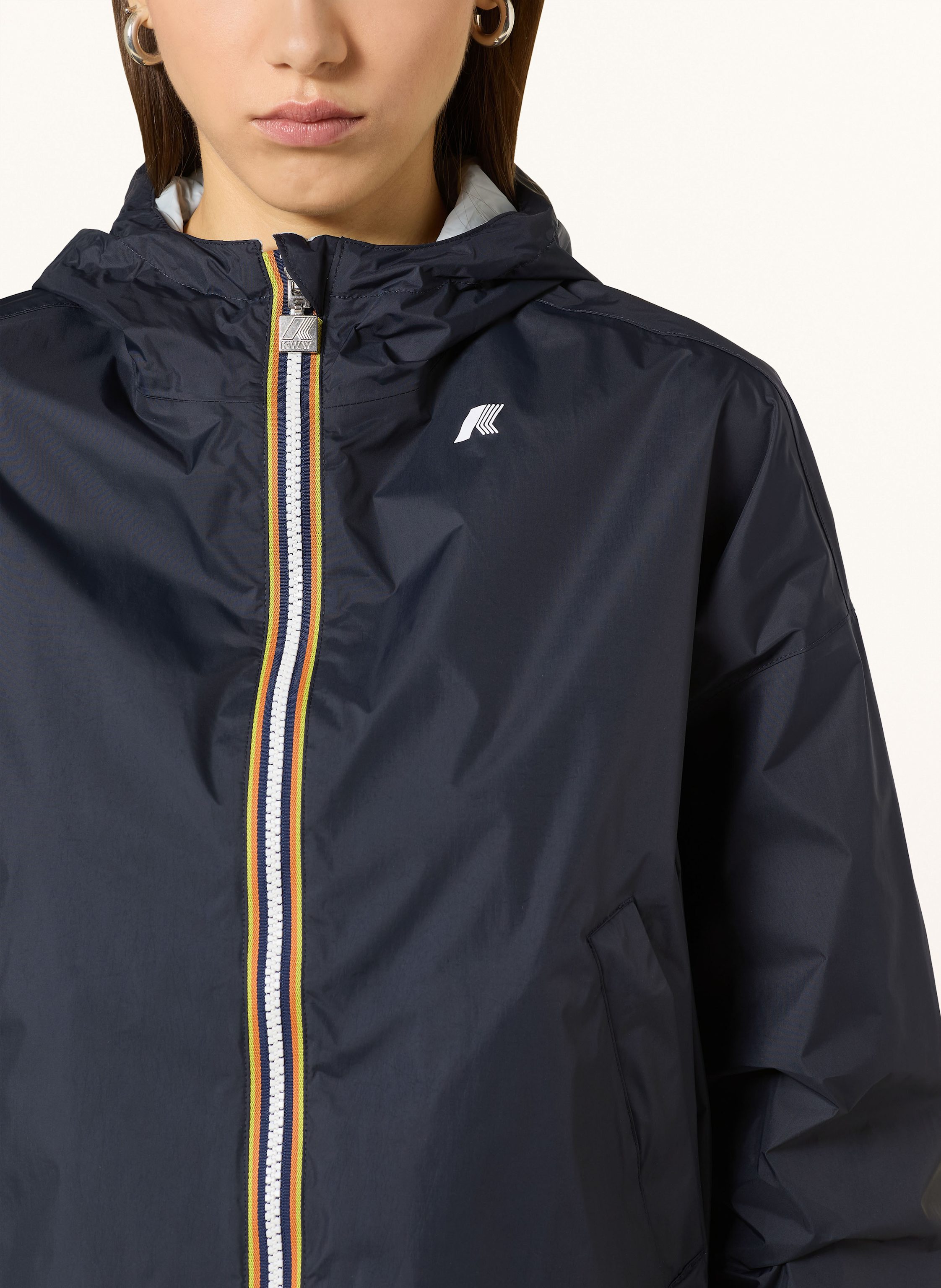 Thumbnail - K-Way Jacke Laurette Zum Wenden blau