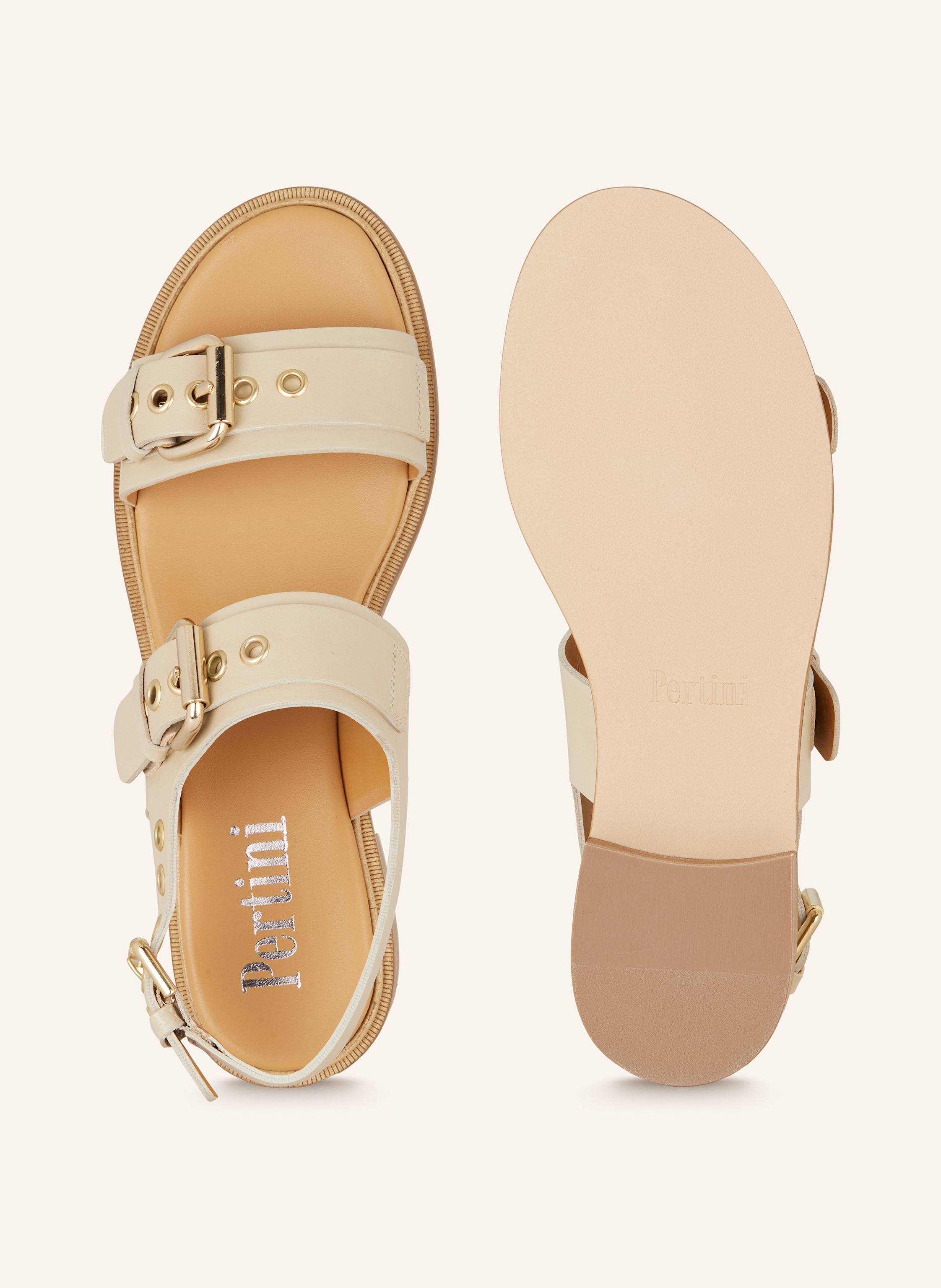 Thumbnail - Pertini Sandalen beige