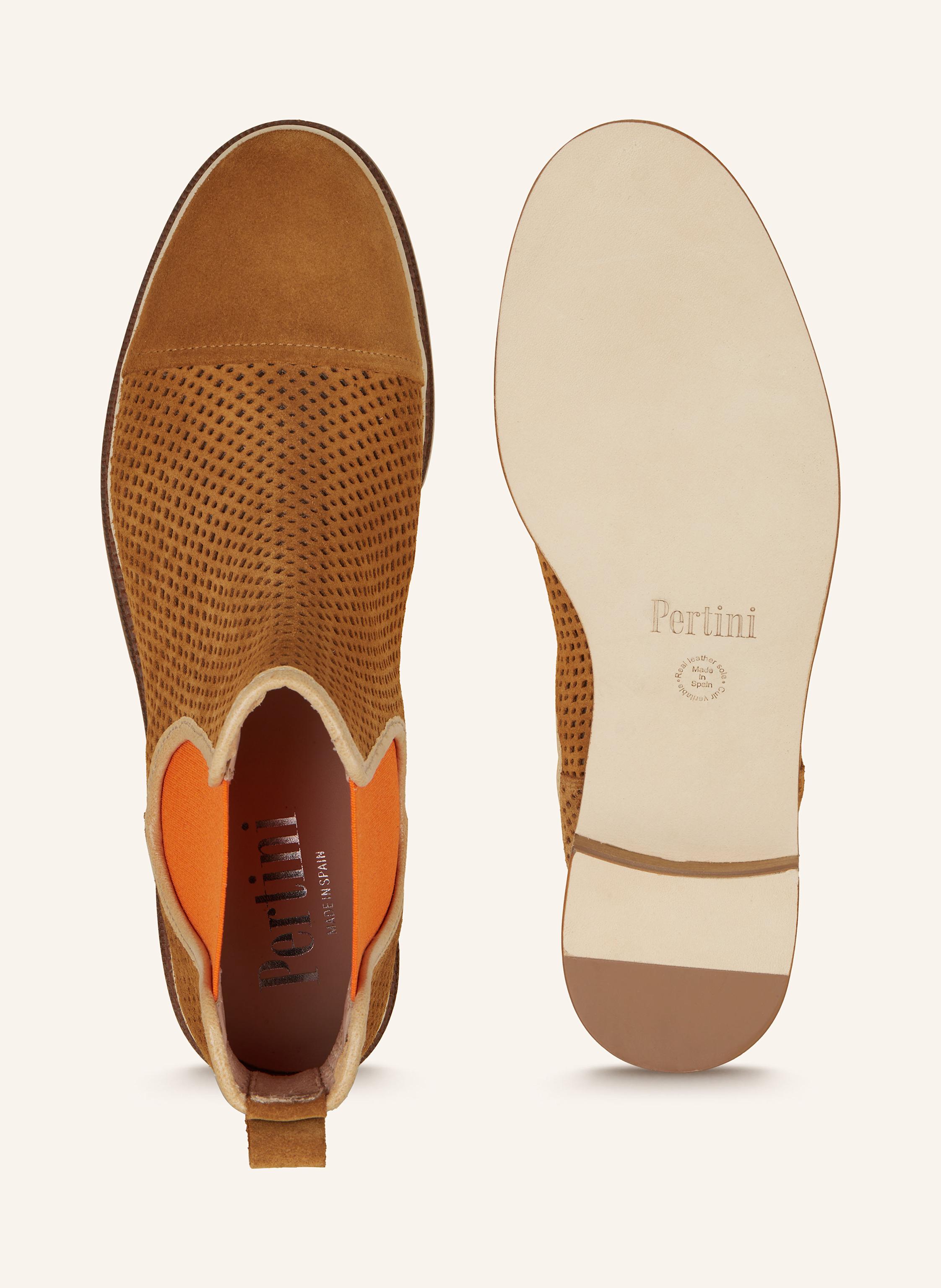 Thumbnail - Pertini Chelsea-Boots beige