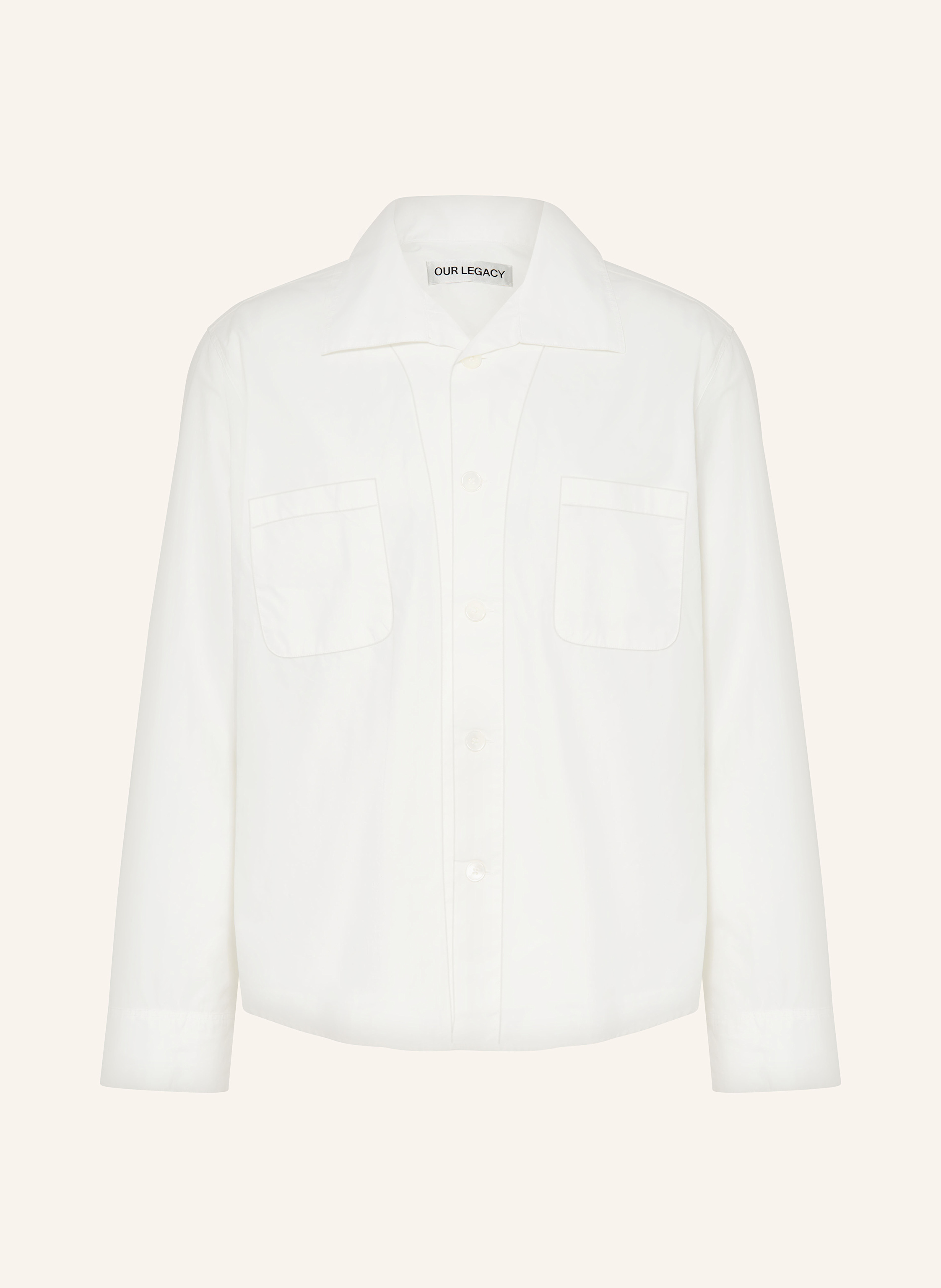 OUR LEGACY Shirt FUNNEL Relaxed Fit in white