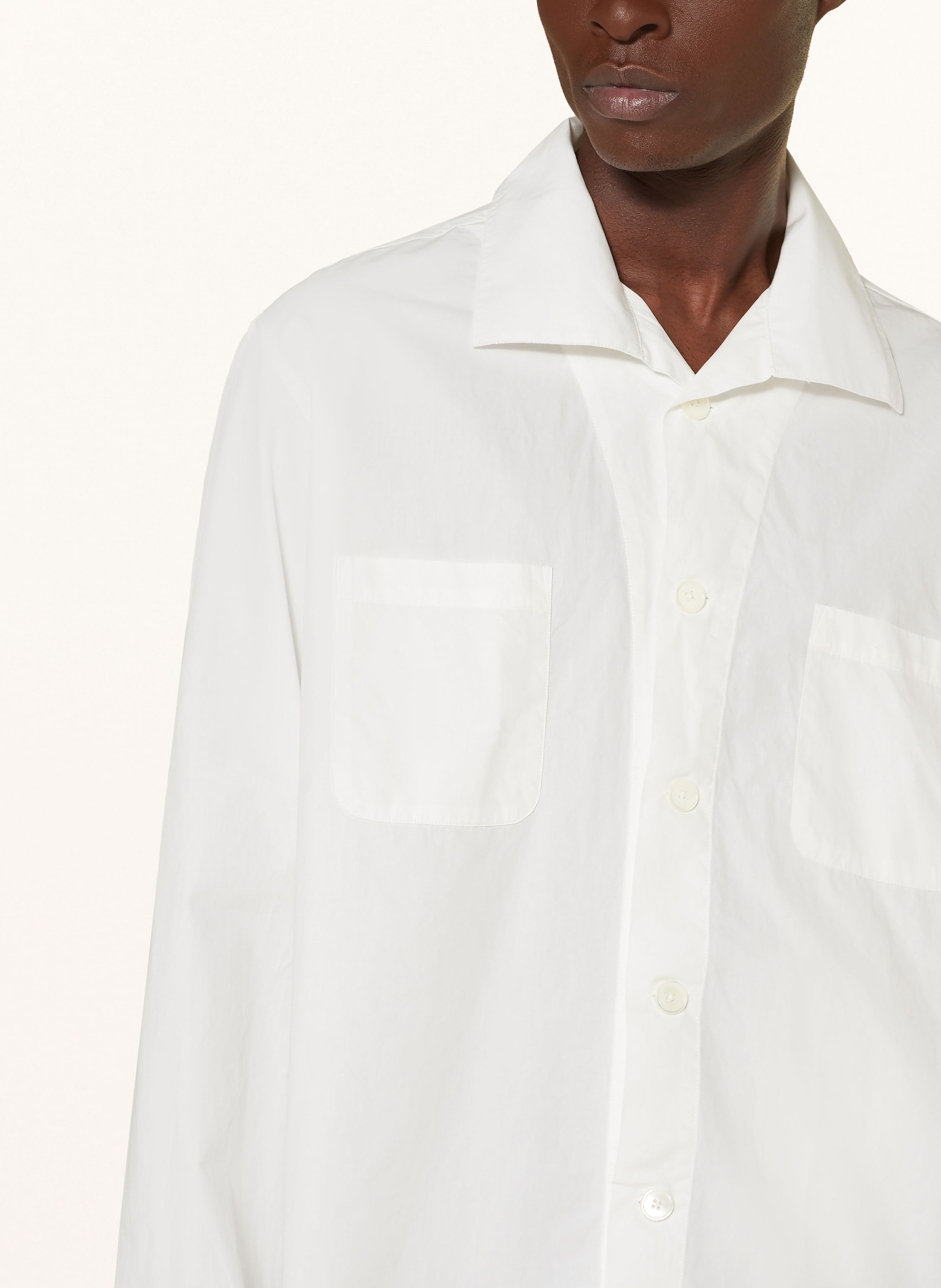 Thumbnail - Our Legacy Hemd Funnel Relaxed Fit weiss